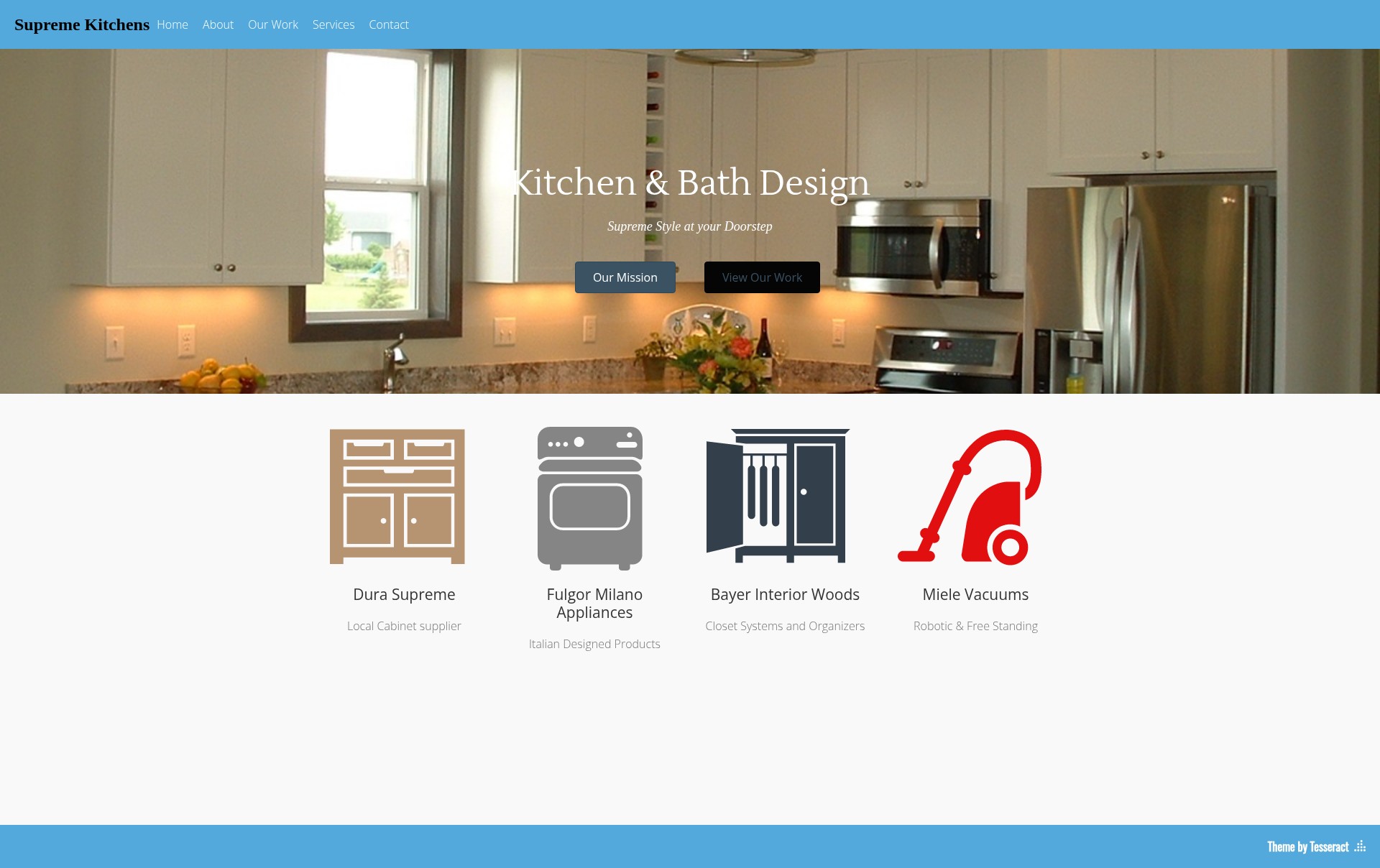 Screenshot of supremekitchensia.com