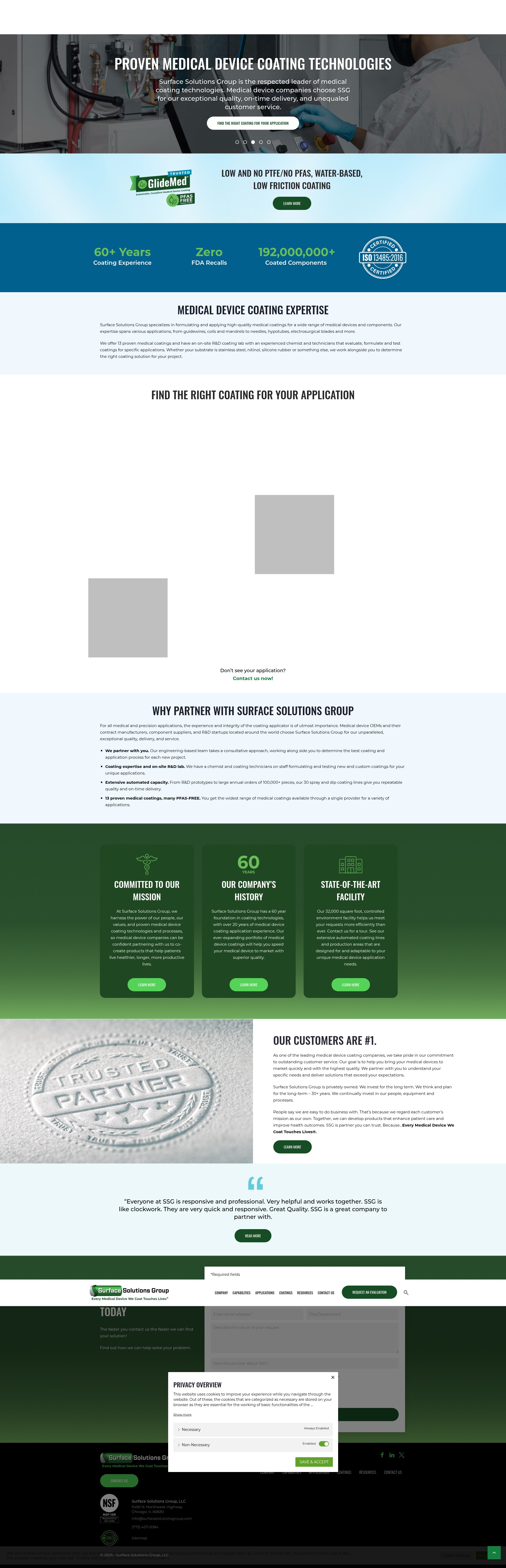 Screenshot of surfacesolutionsgroup.com