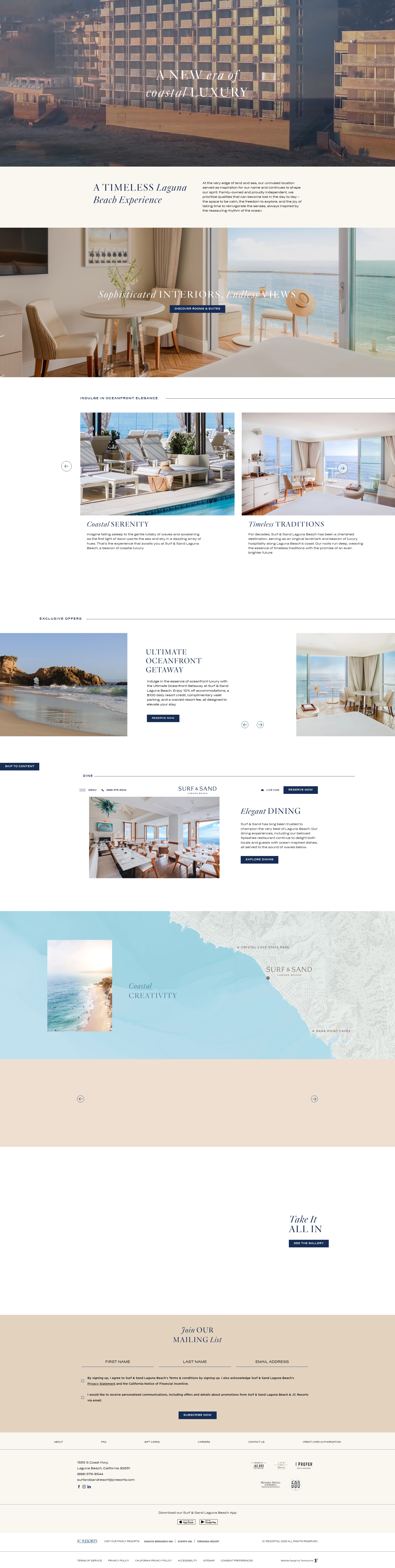 Screenshot of surfandsandresort.com