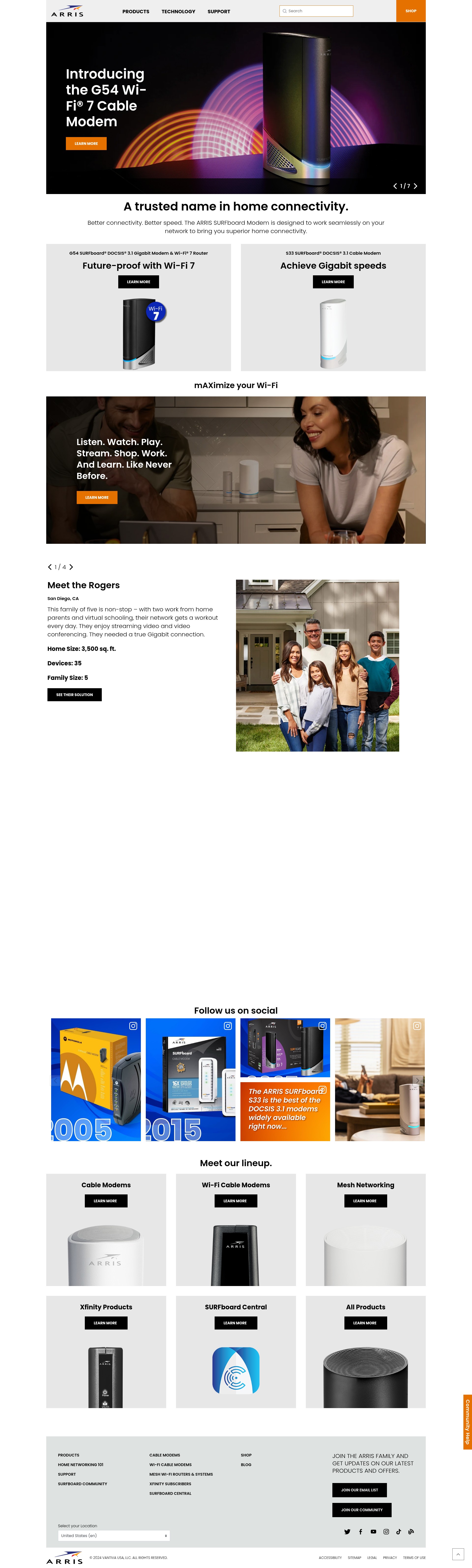 Screenshot of surfboard.com
