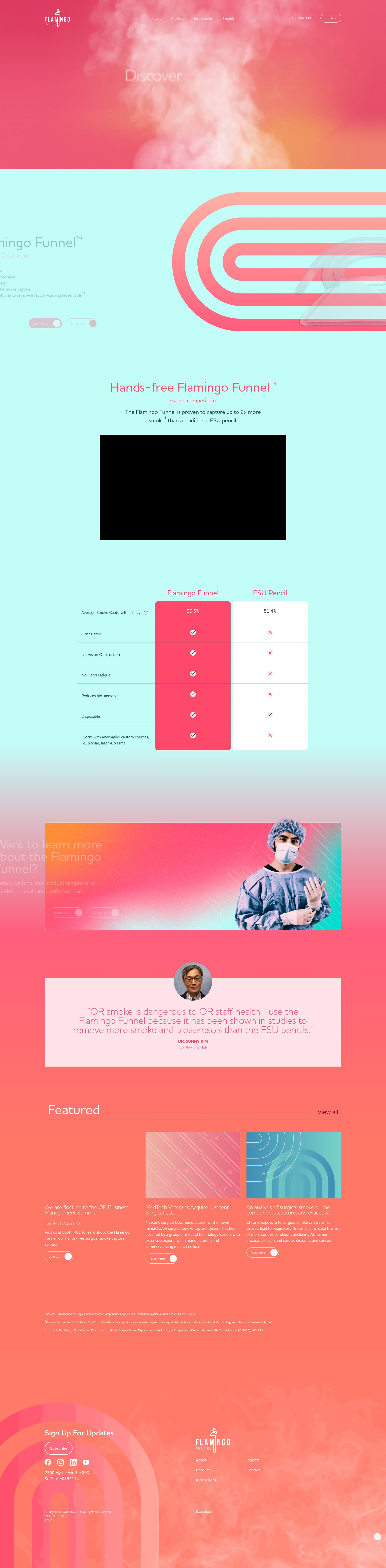 Screenshot of surgismokesolutions.com