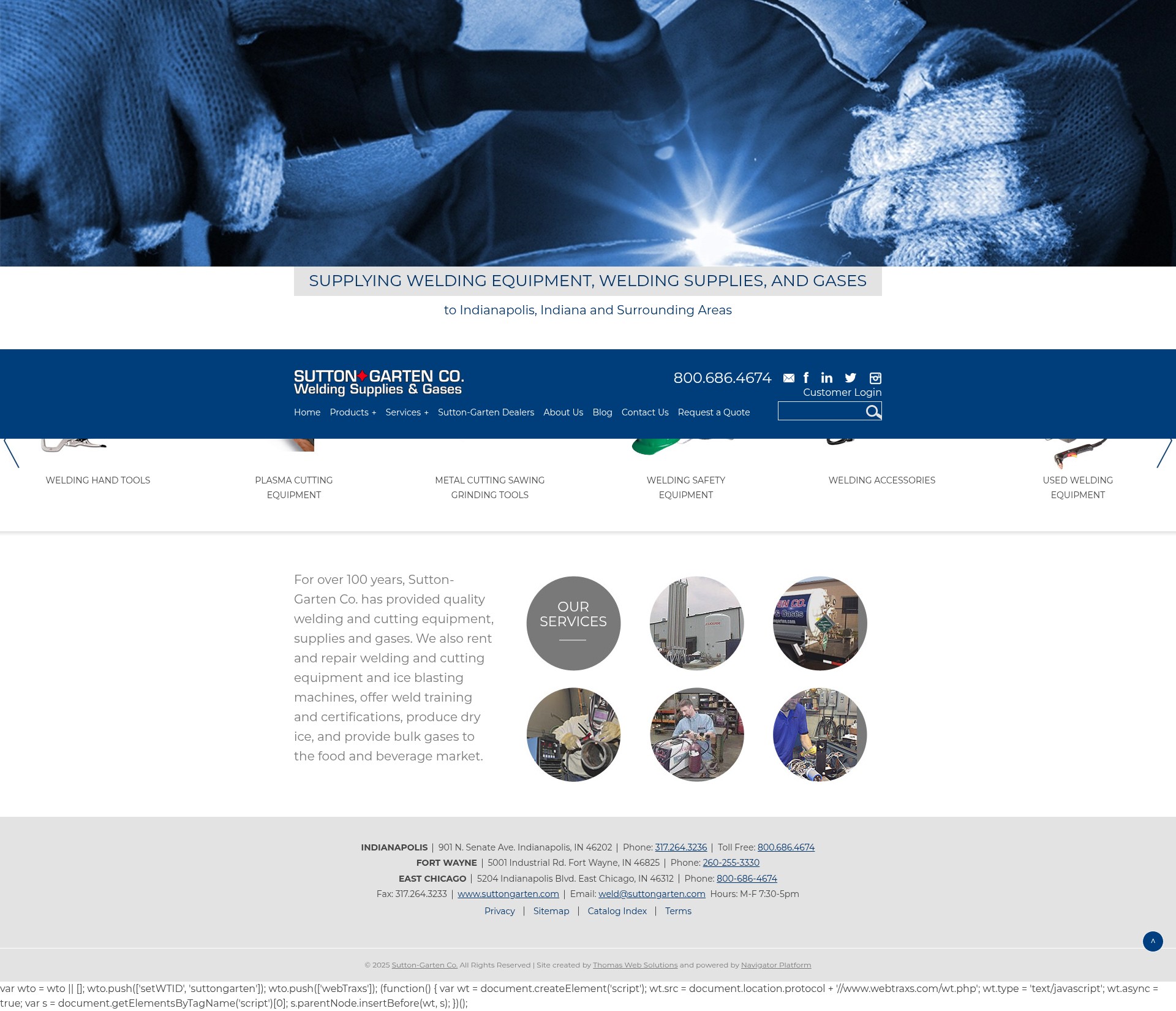 Screenshot of suttongarten.com