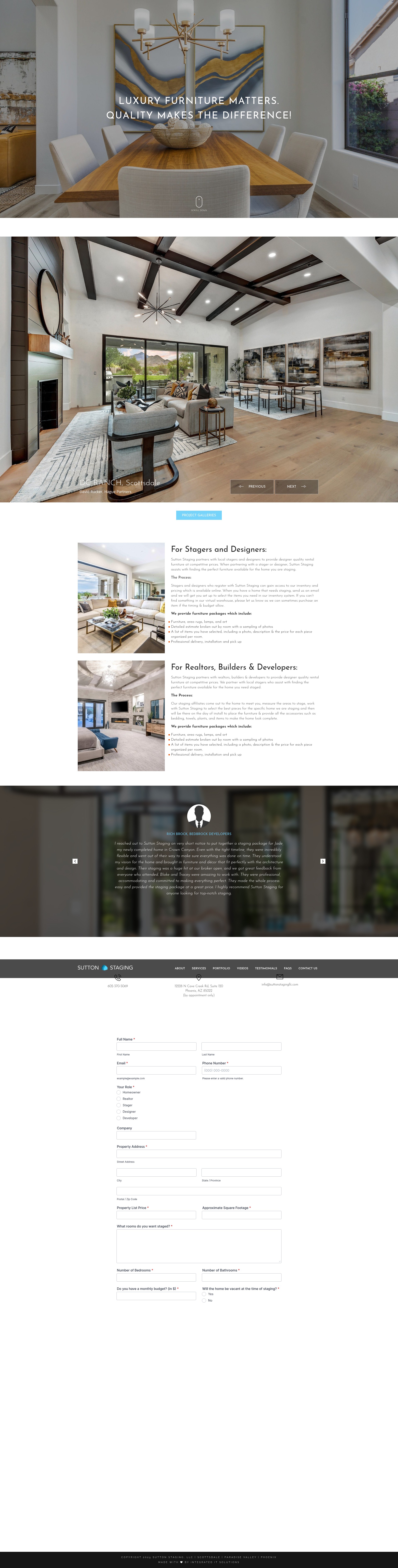 Screenshot of suttonstagingllc.com