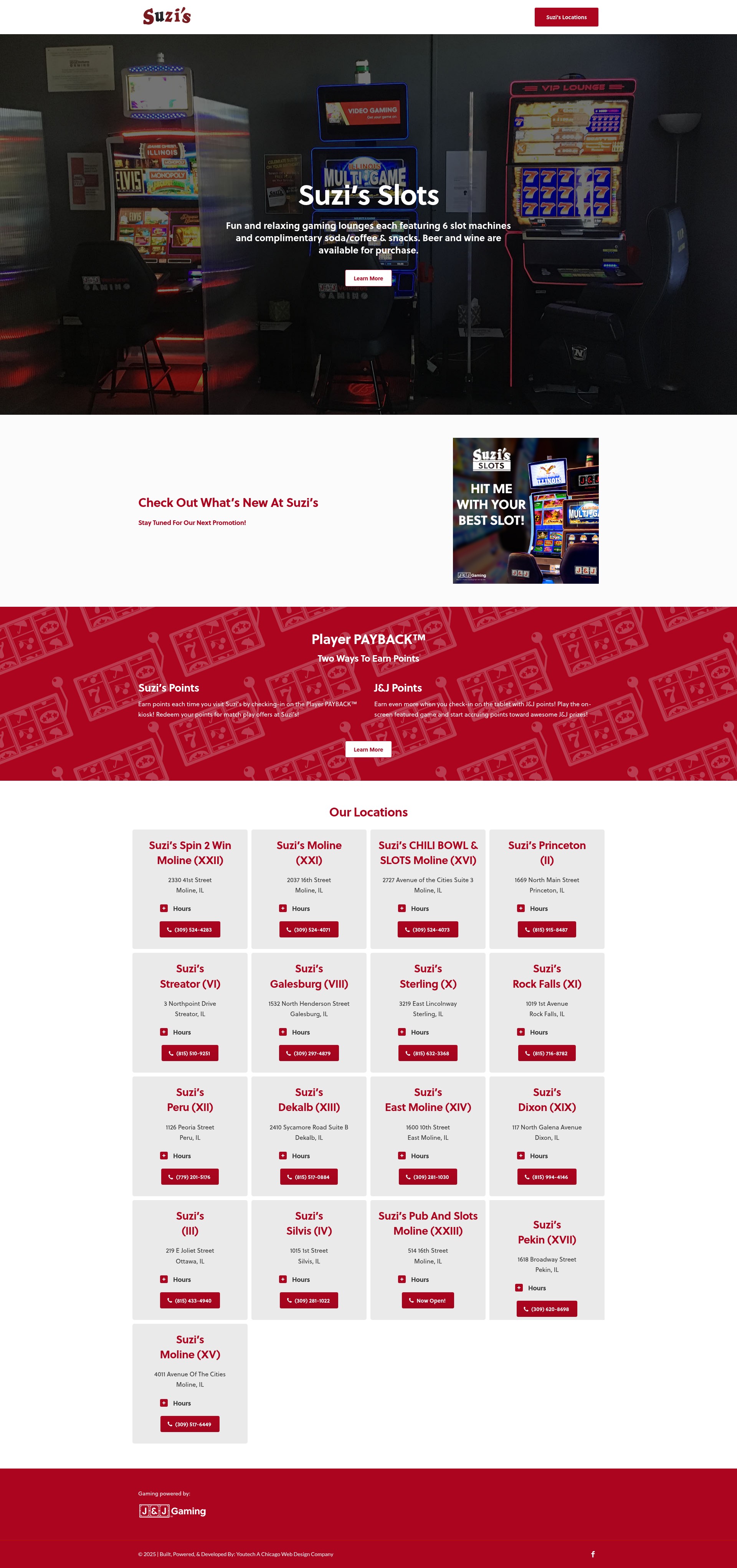 Screenshot of suzisslots.com
