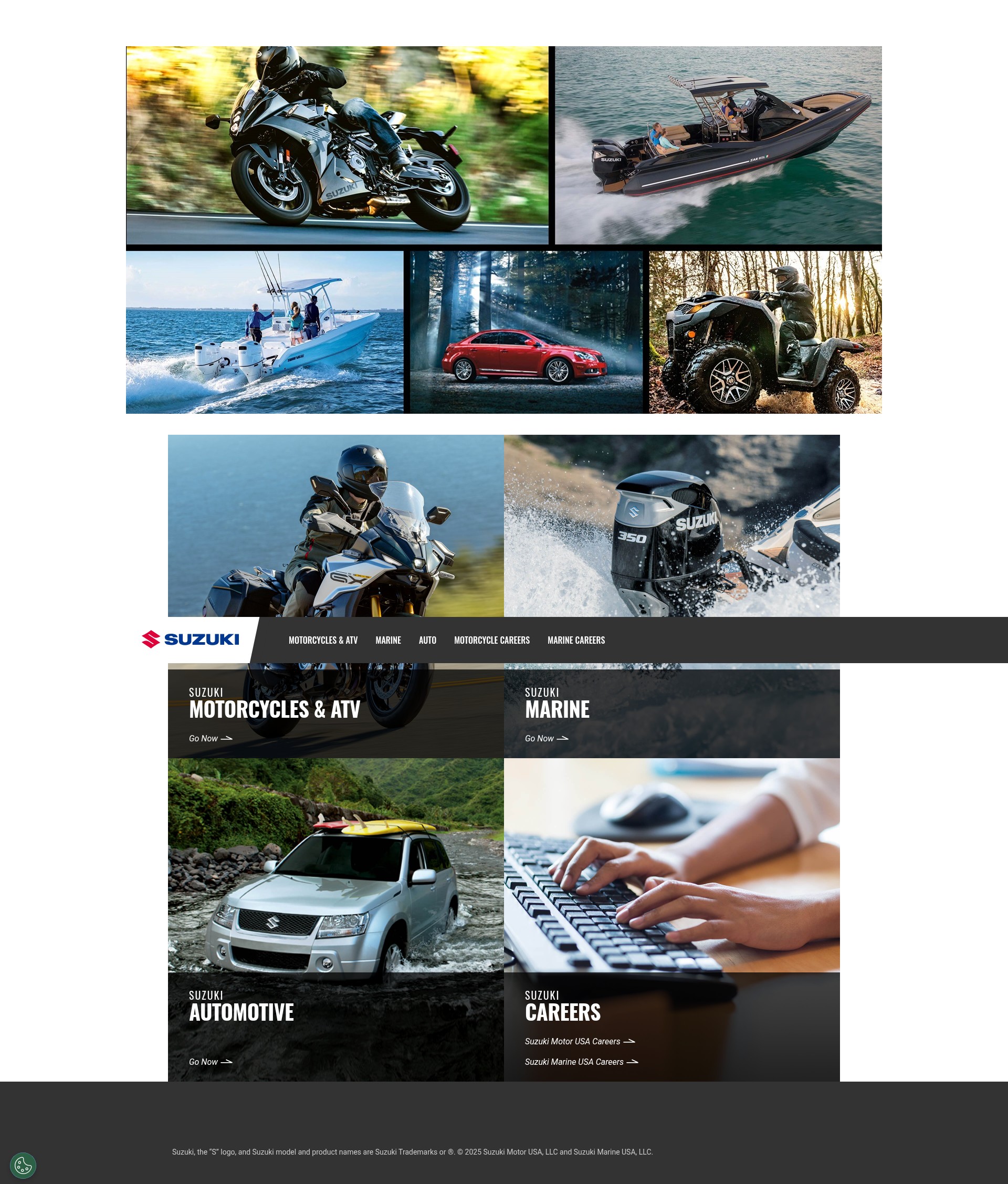 Screenshot of suzuki.com