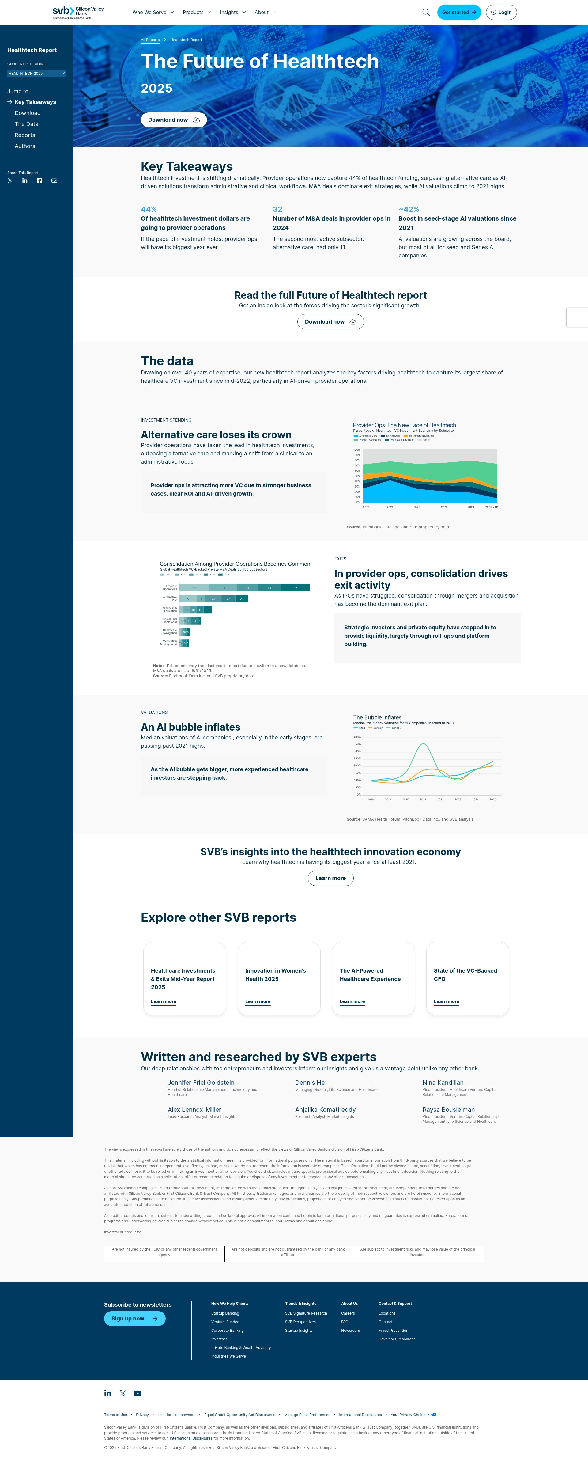 Screenshot of svb.com