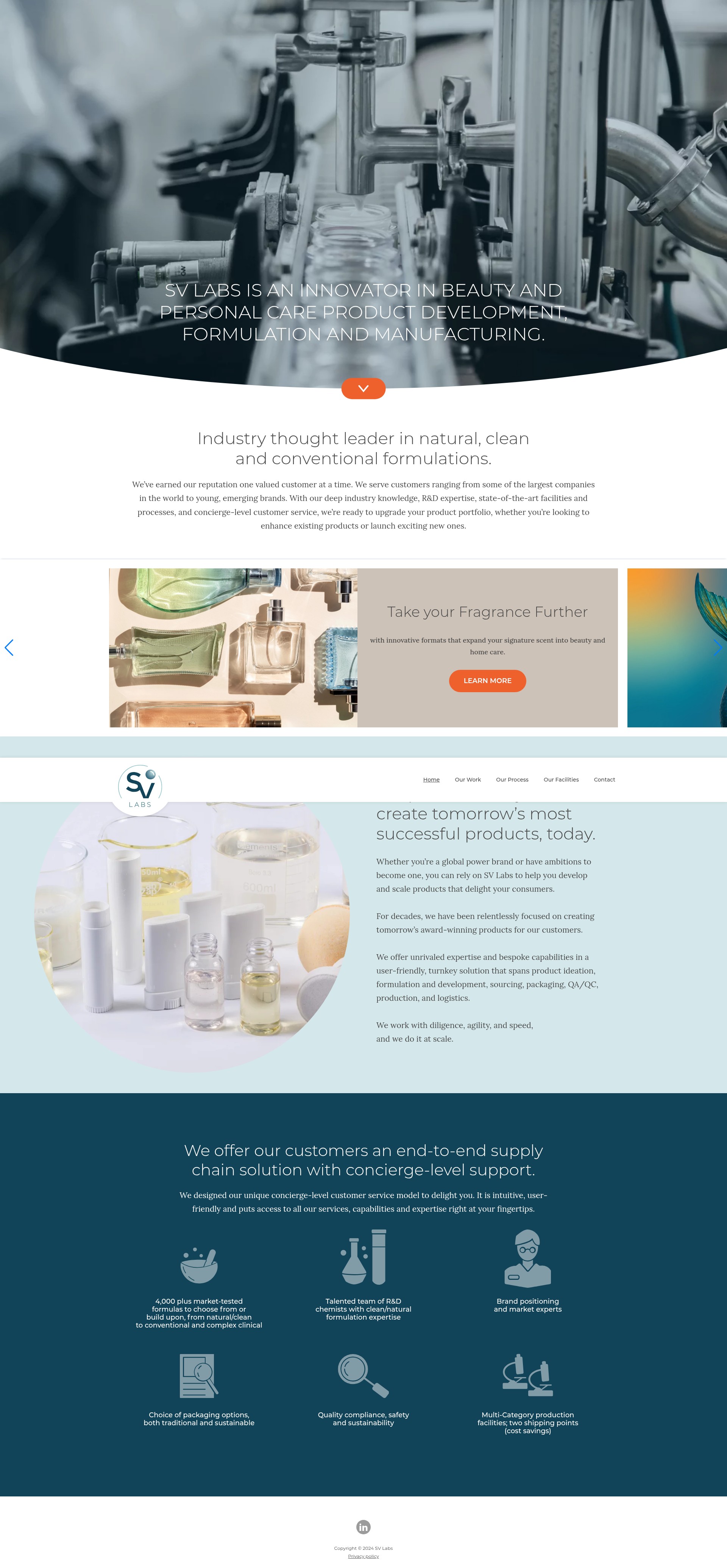Screenshot of svlabs.com