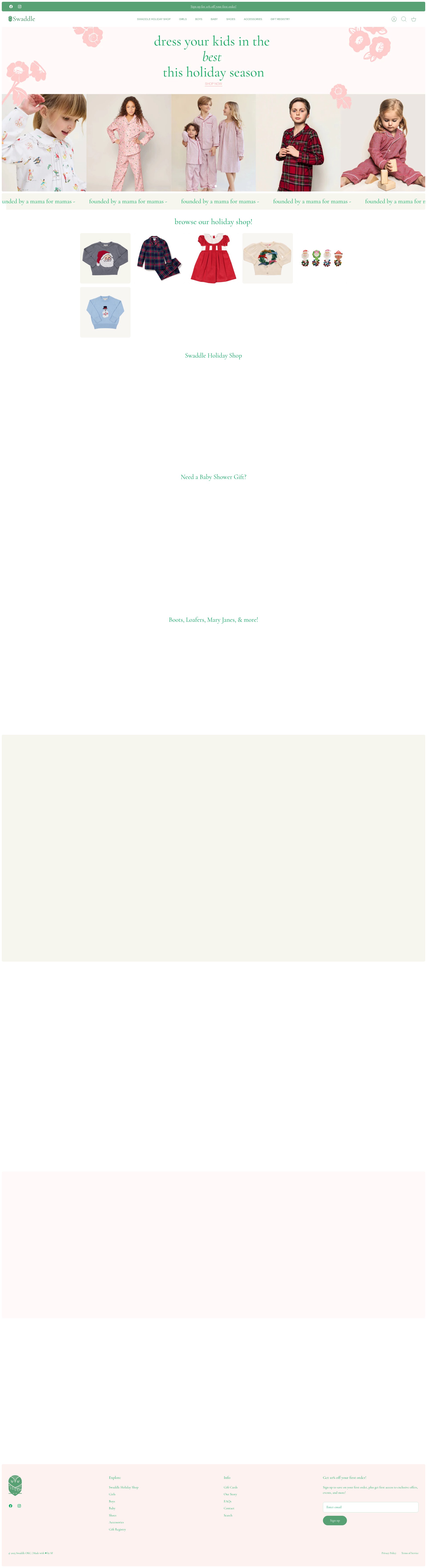 Screenshot of swaddleokc.com