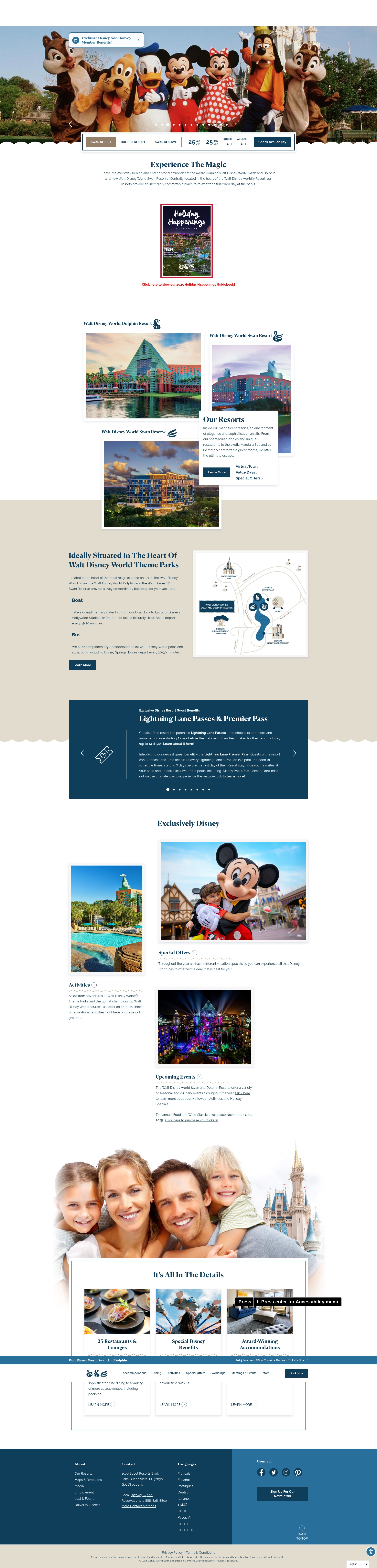 Screenshot of swandolphin.com