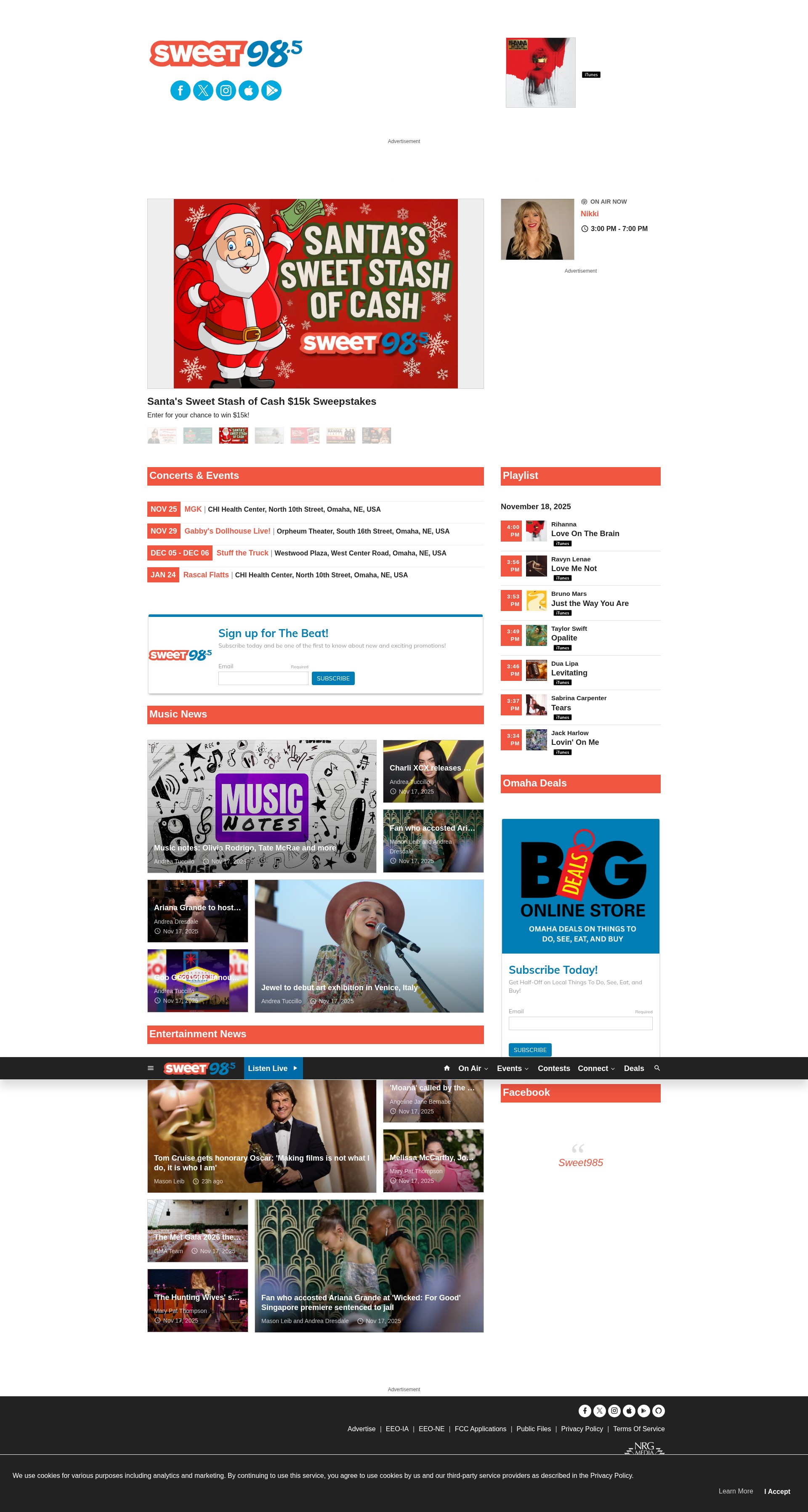 Screenshot of sweet985.com