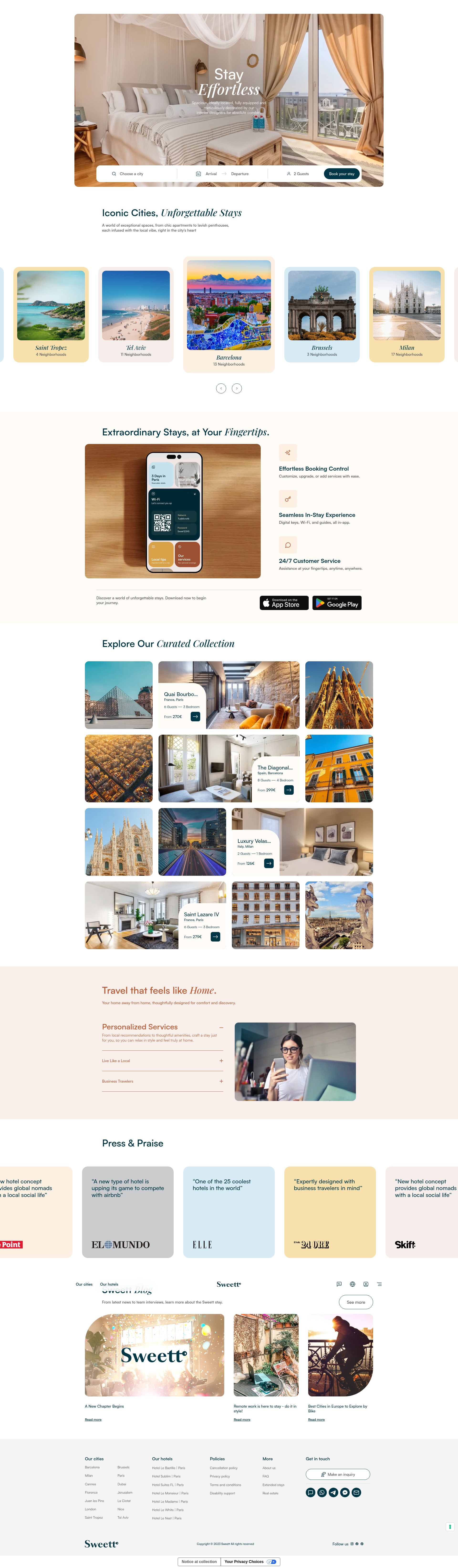 Screenshot of sweett.com