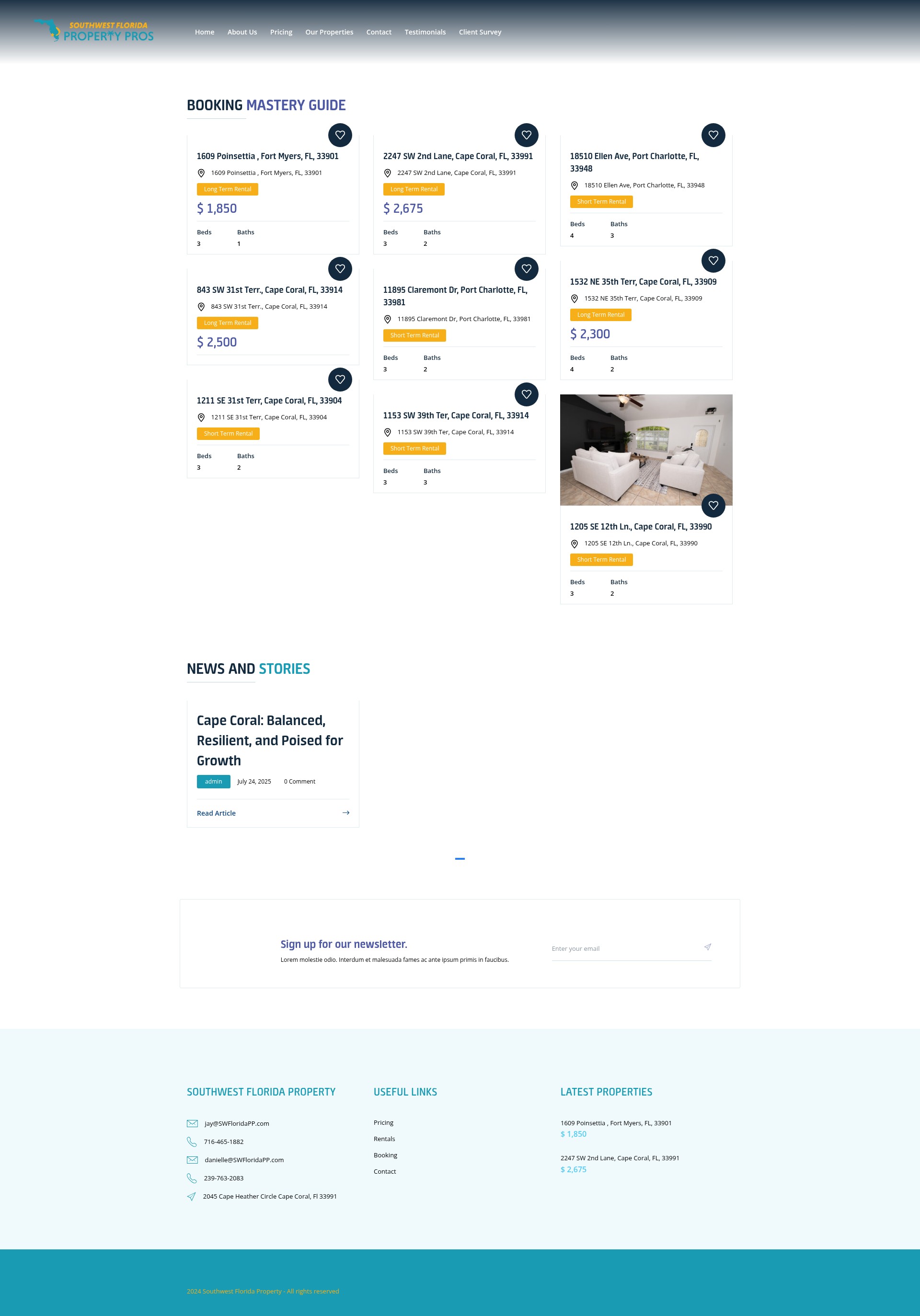 Screenshot of swfloridapp.com