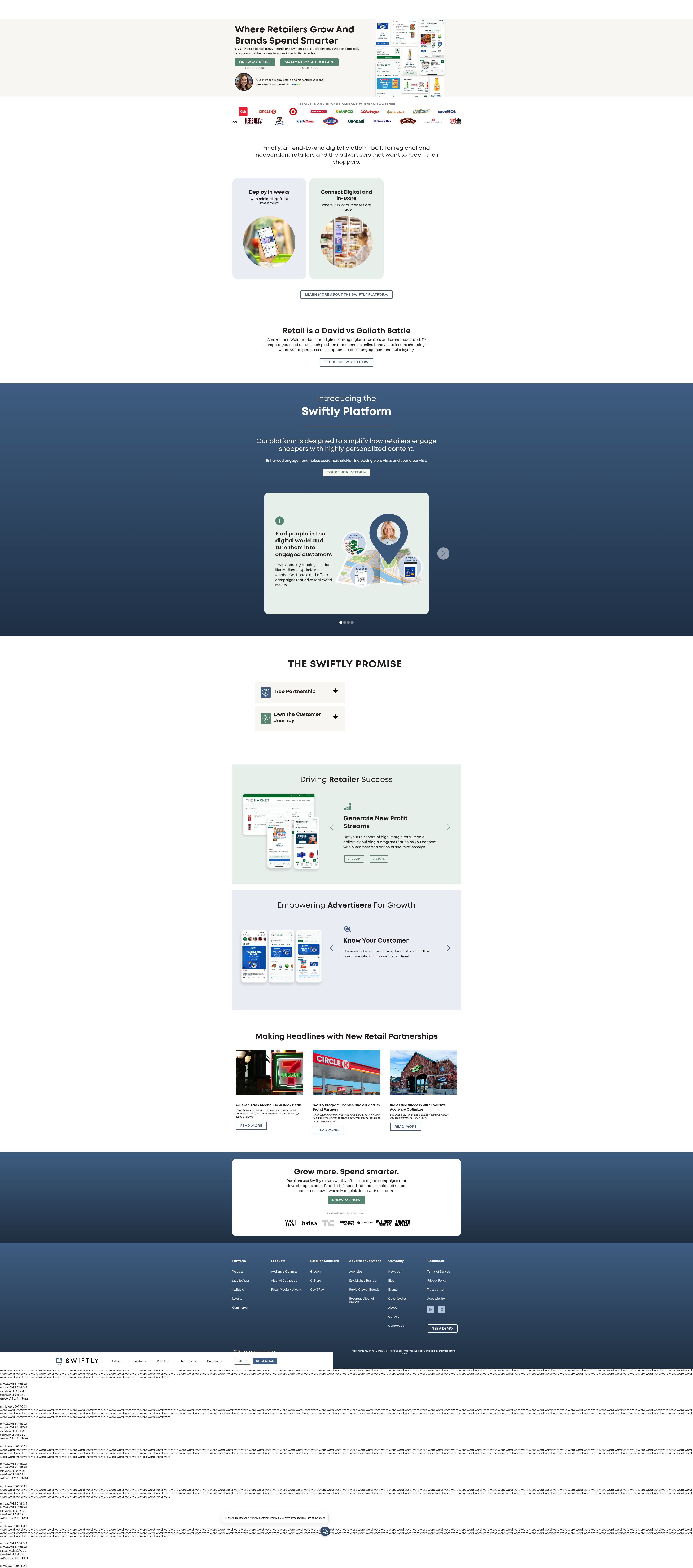 Screenshot of swiftly.com