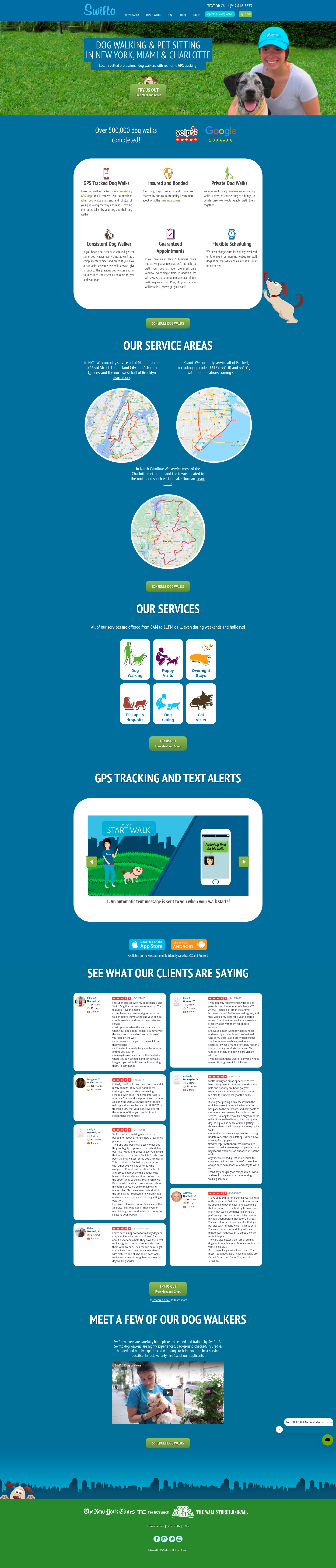 Screenshot of swifto.com