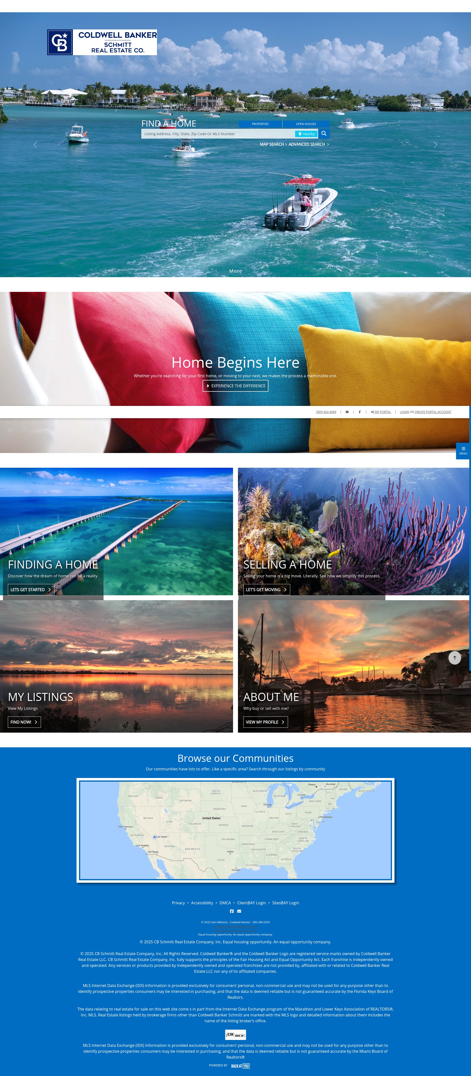 Screenshot of swilliams.realestatefloridakeys.com