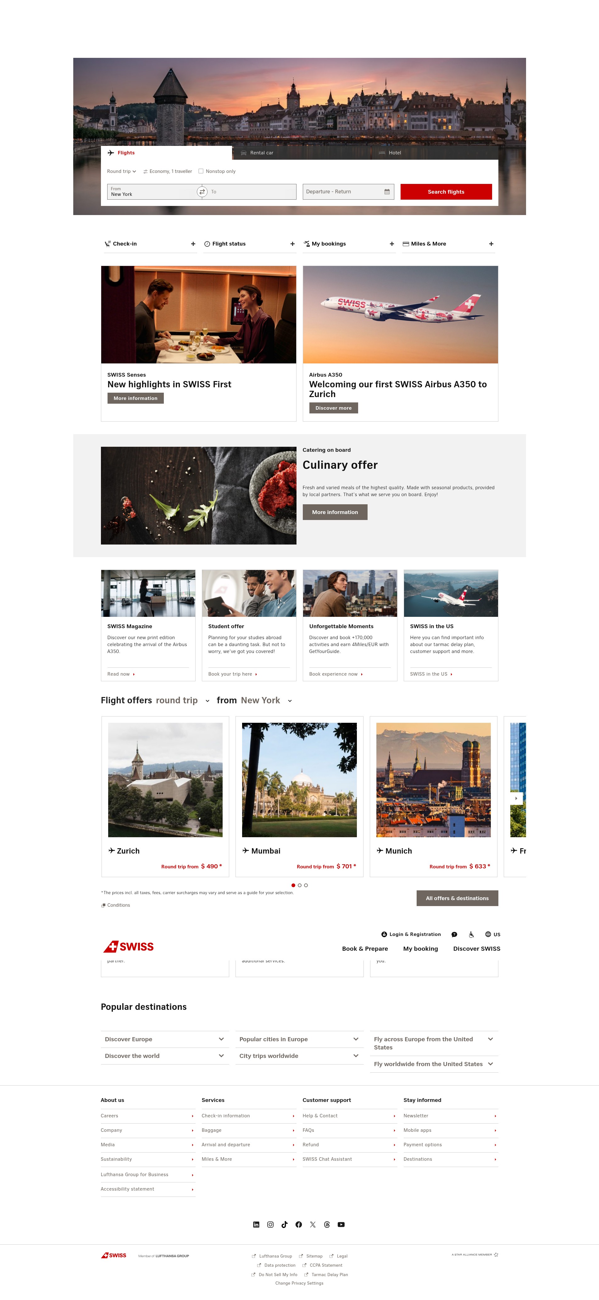 Screenshot of swiss.com