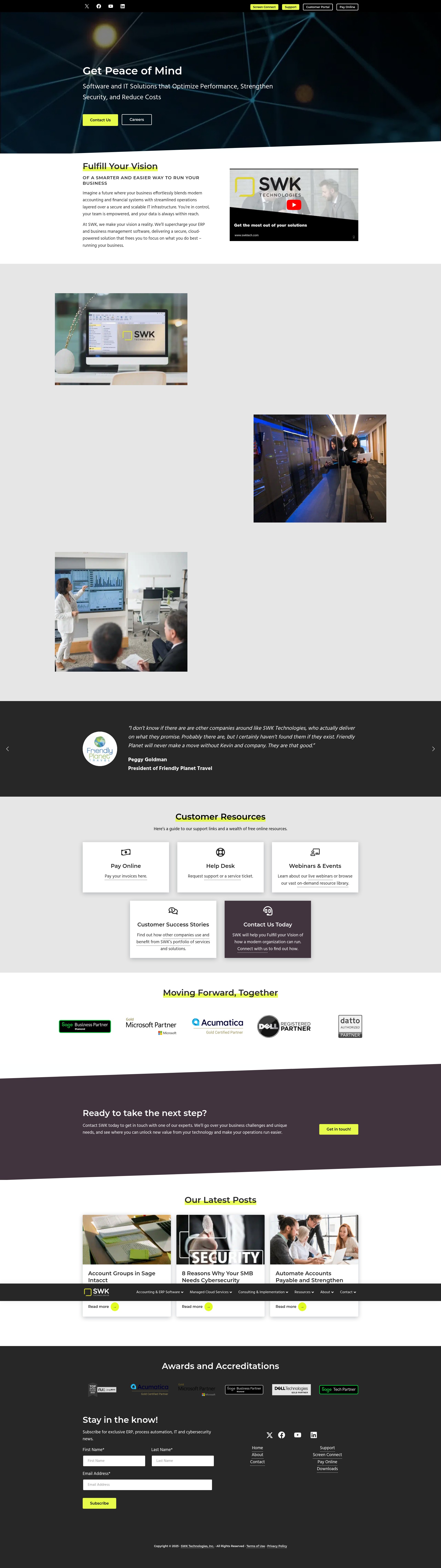 Screenshot of swktech.com