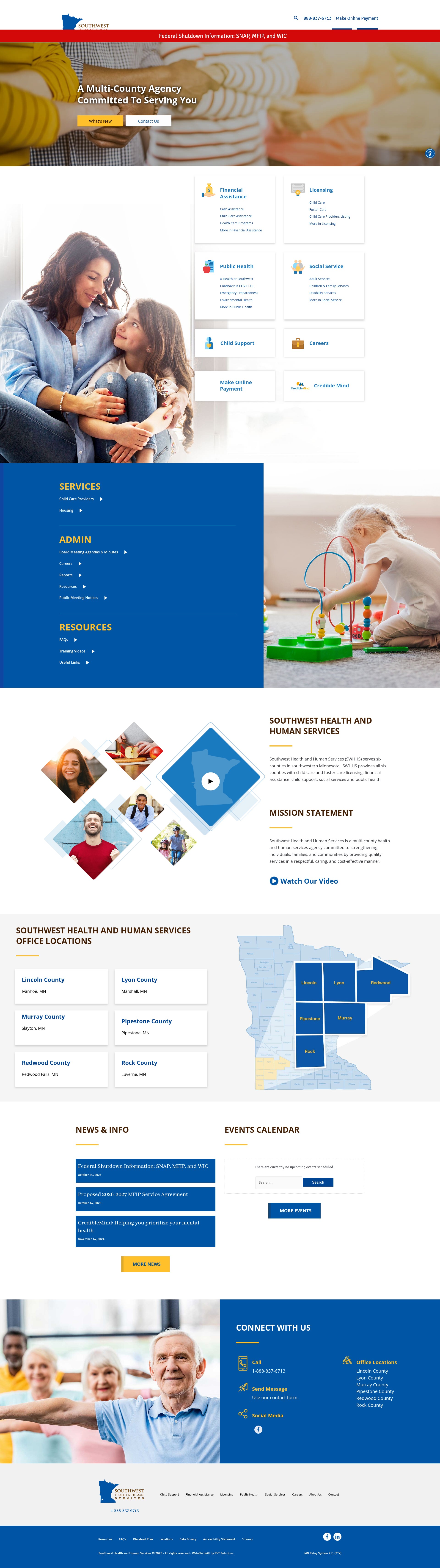 Screenshot of swmhhs.com