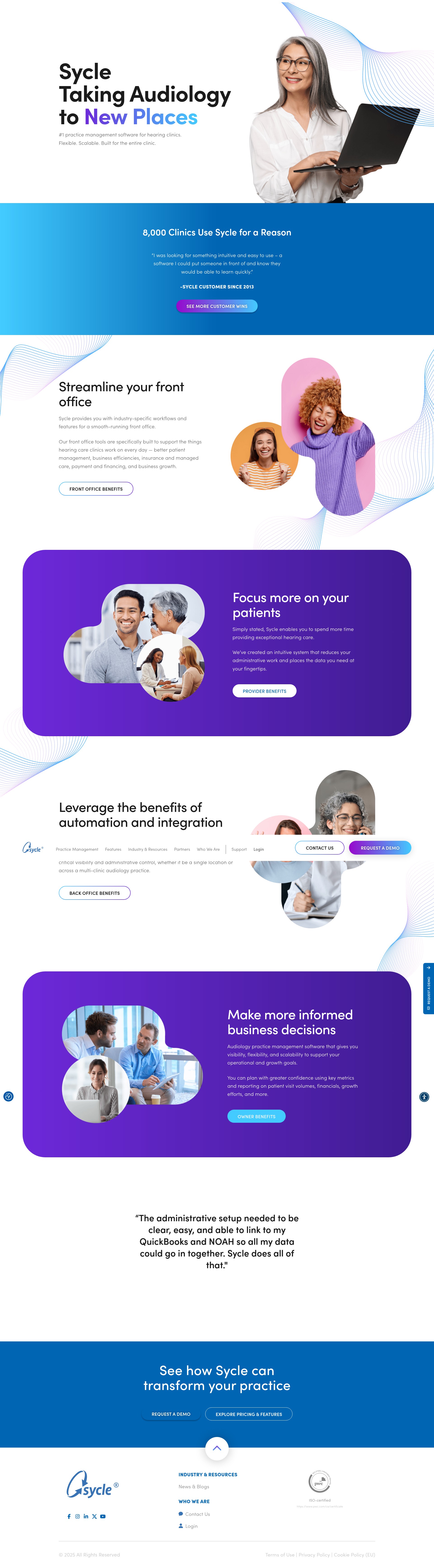 Screenshot of sycle.net
