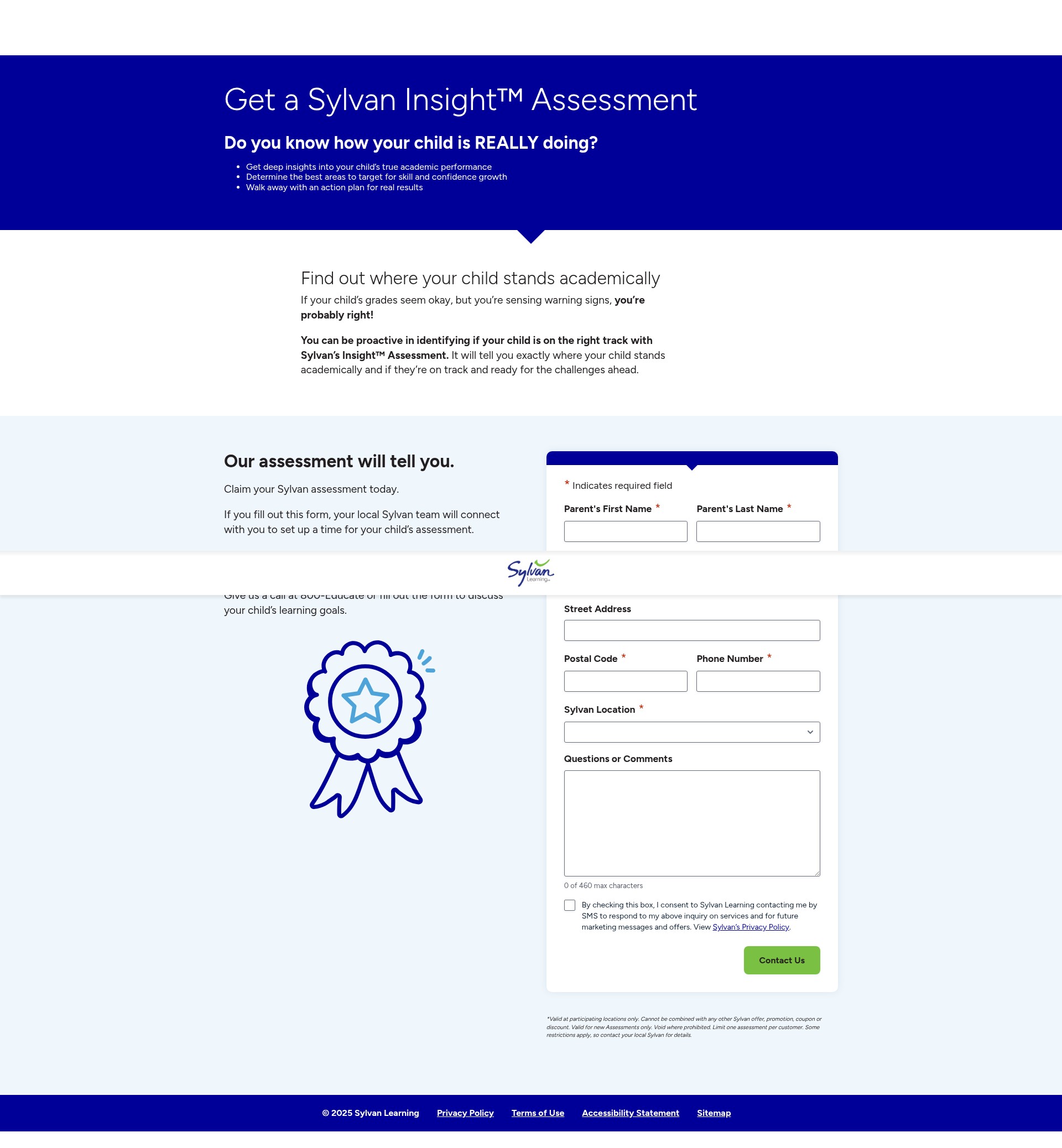Screenshot of sylvan29.com