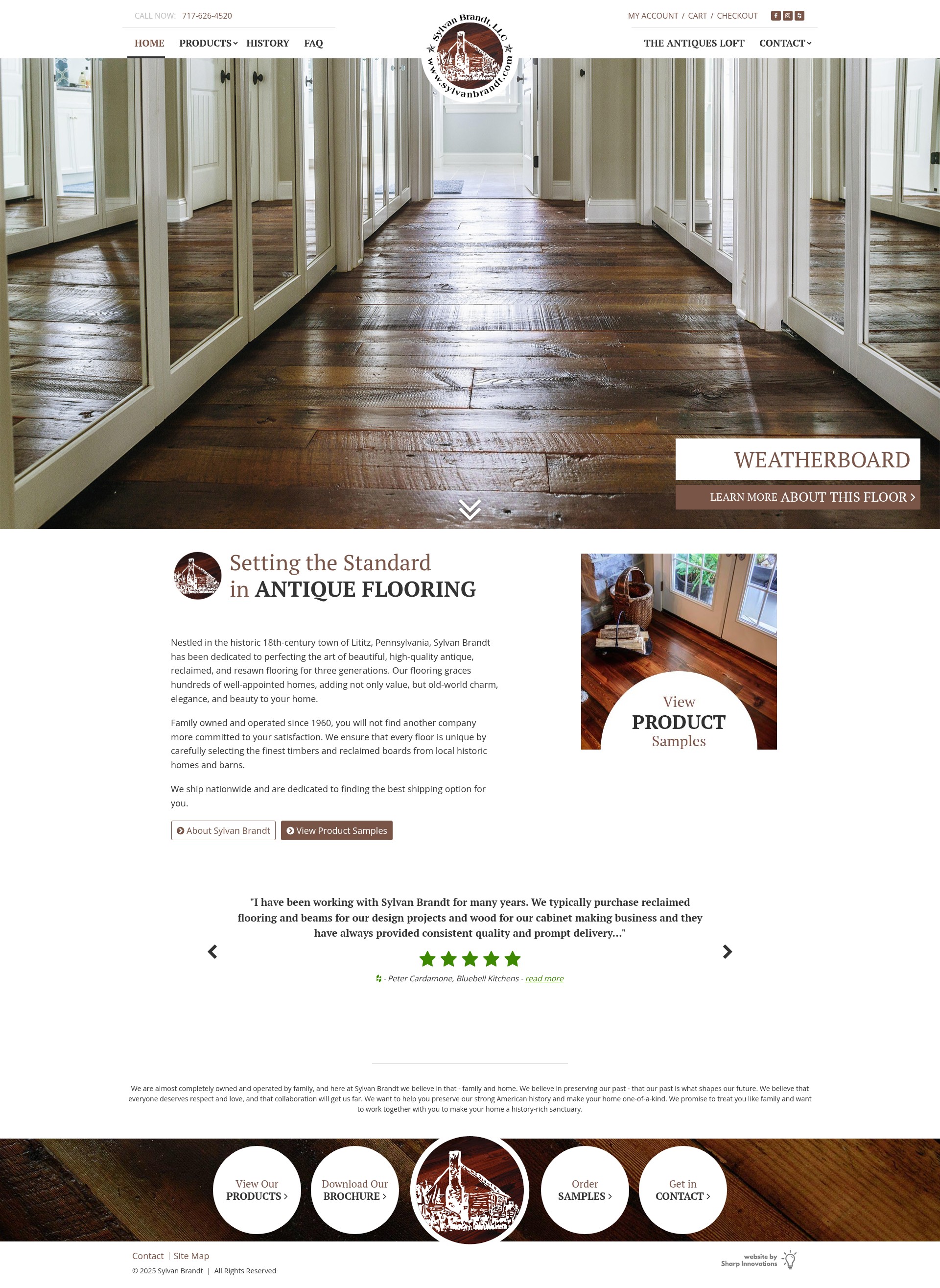 Screenshot of sylvanbrandt.com