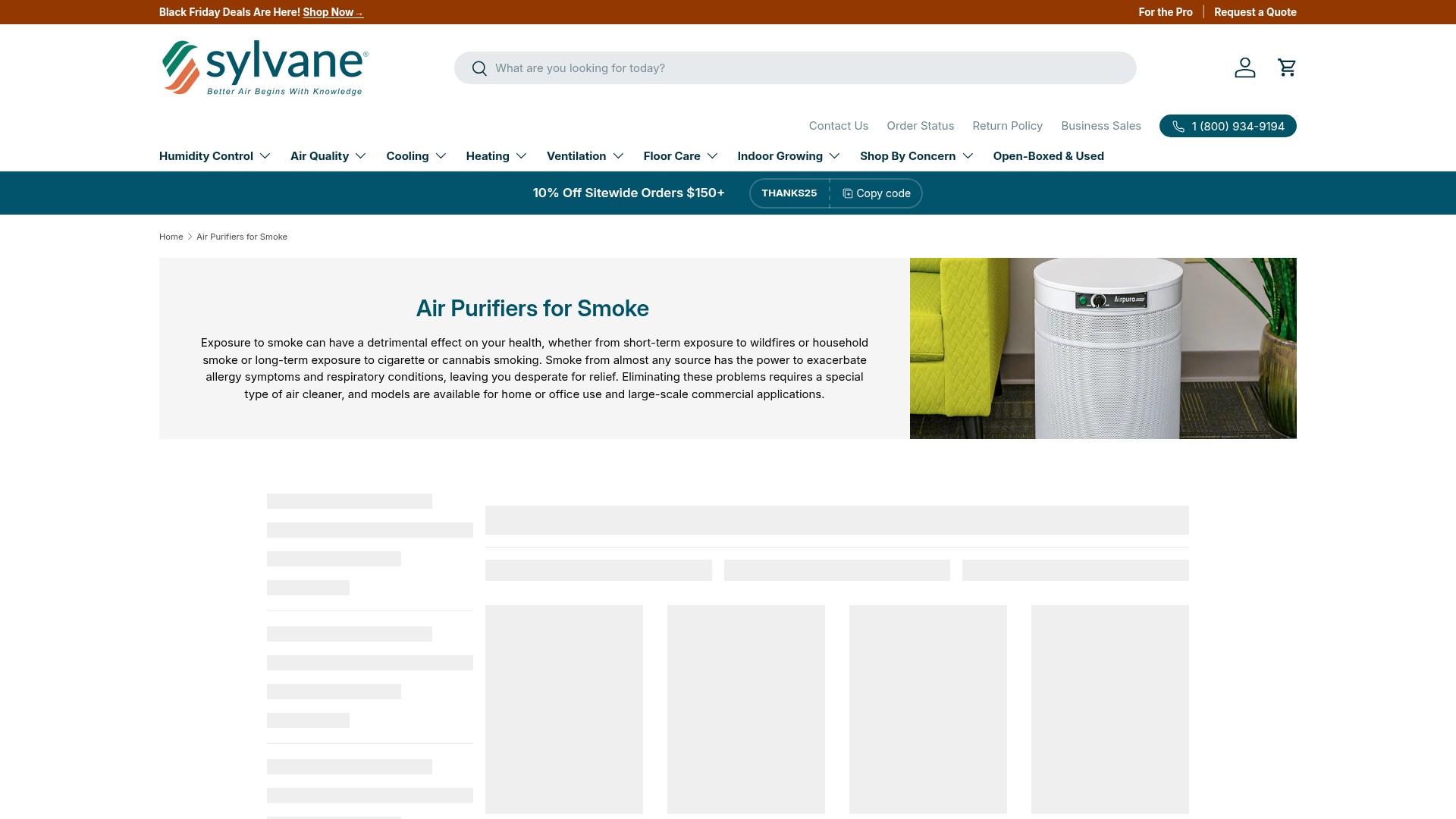 Screenshot of sylvane.com