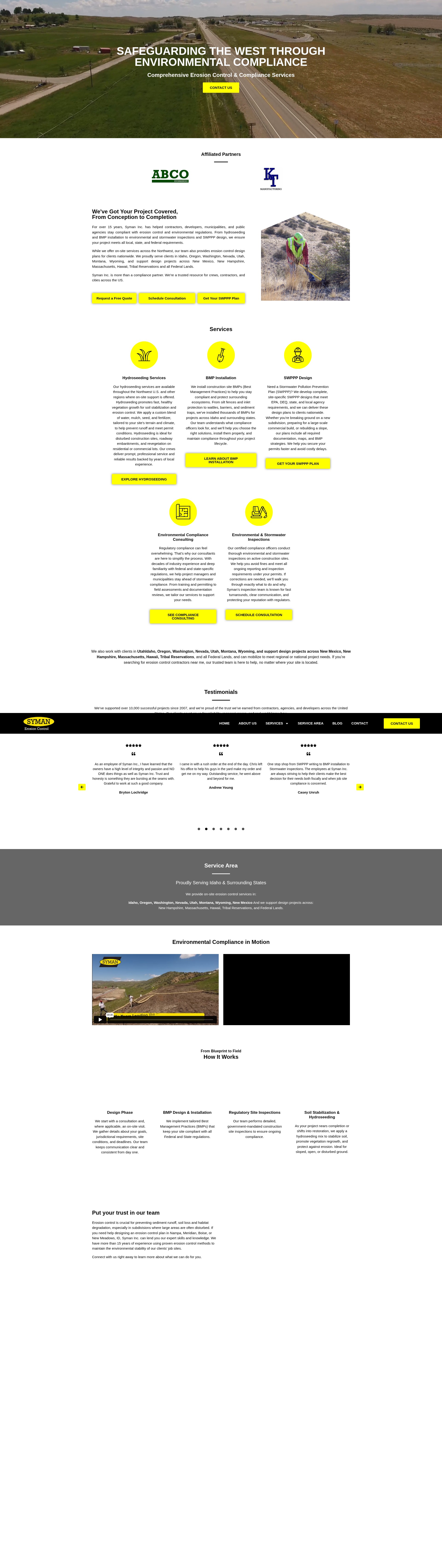 Screenshot of symancompany.com