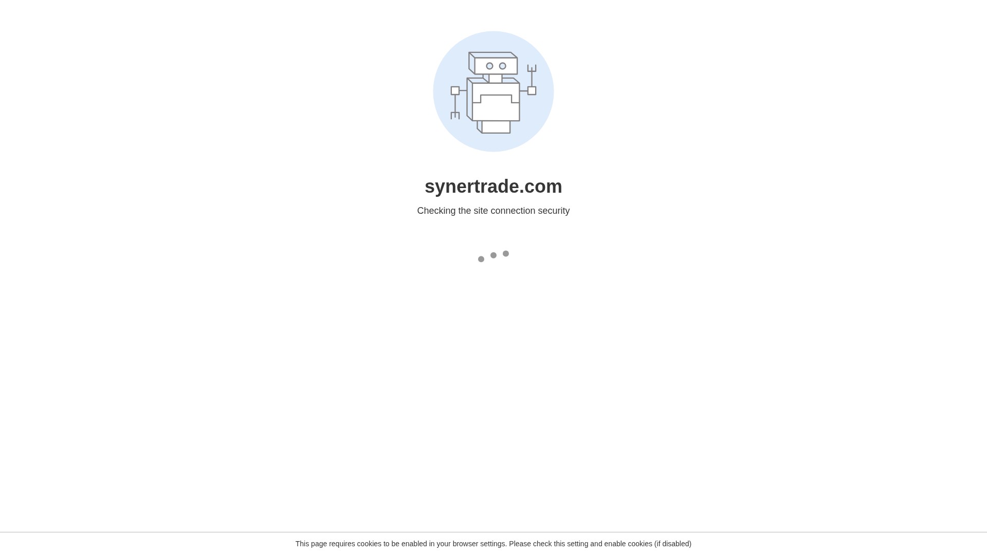 Screenshot of synertrade.com