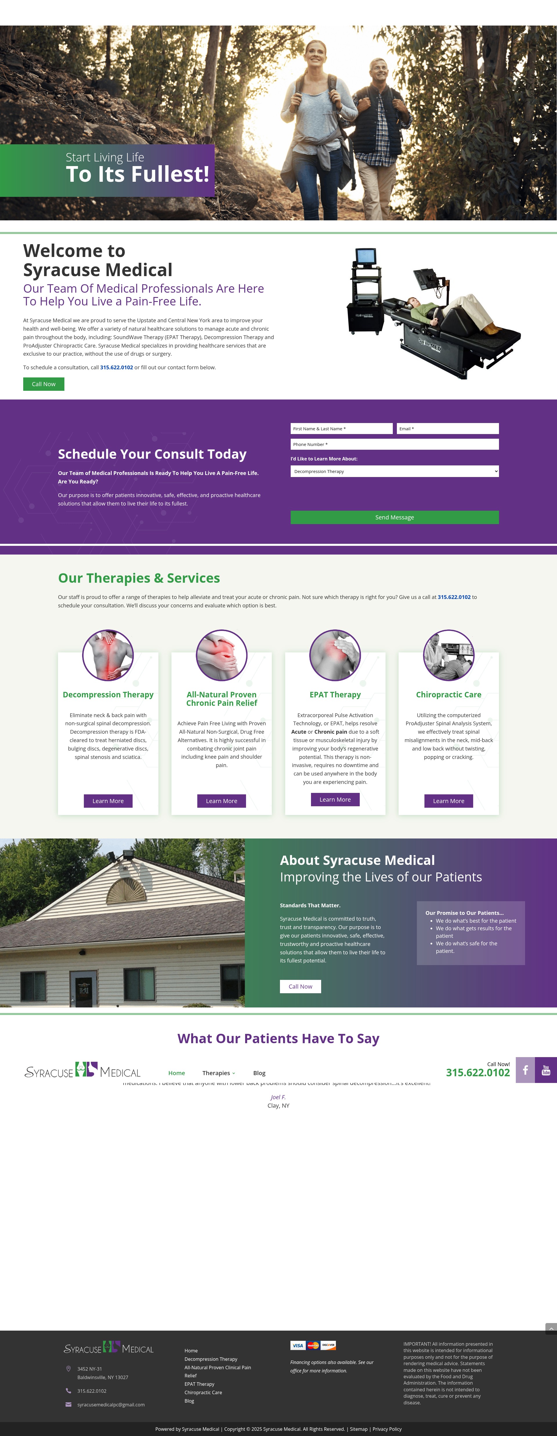 Screenshot of syracusemed.com