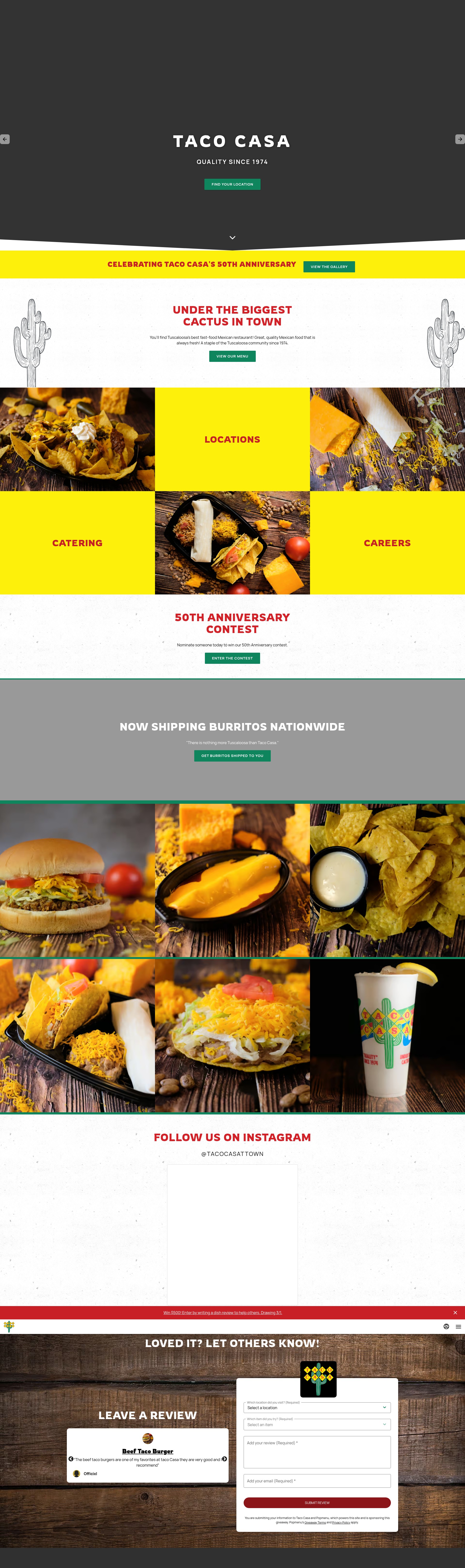 Screenshot of tacocasa.com