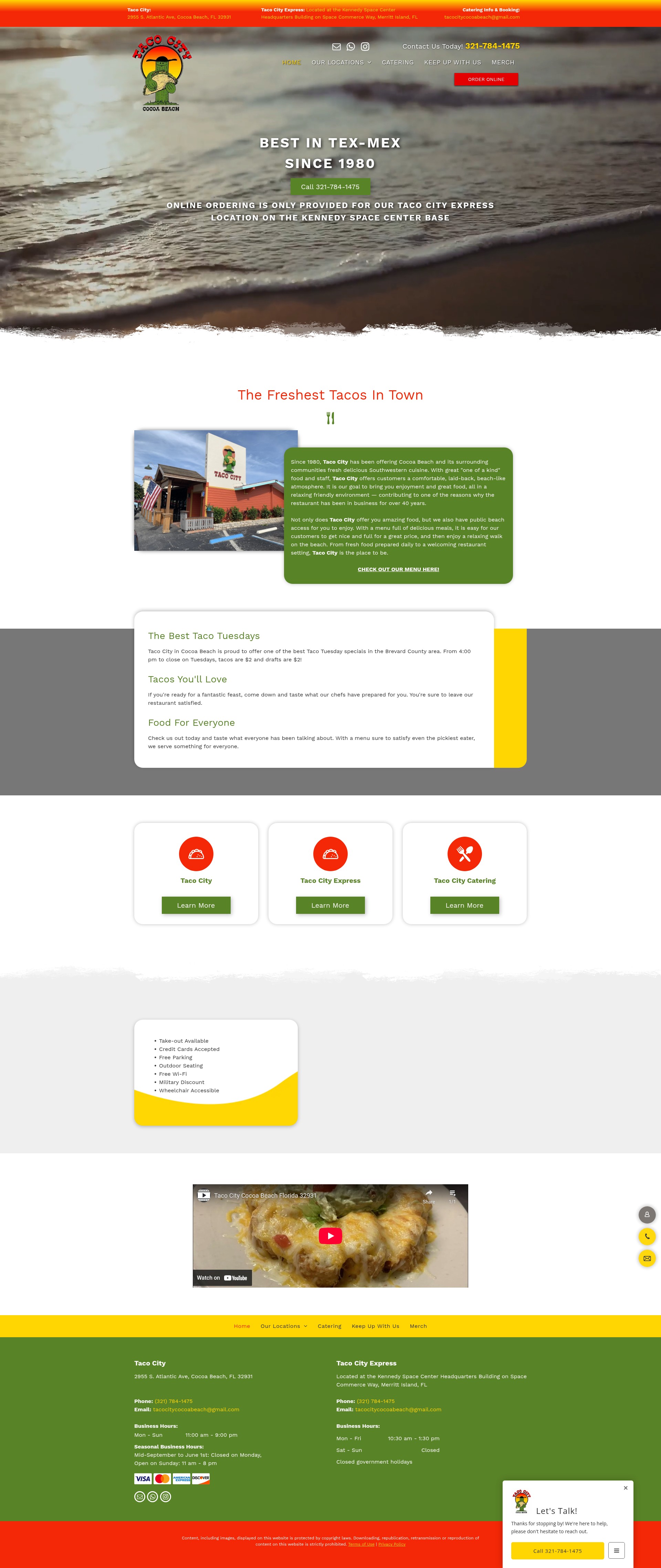 Screenshot of tacocity.net