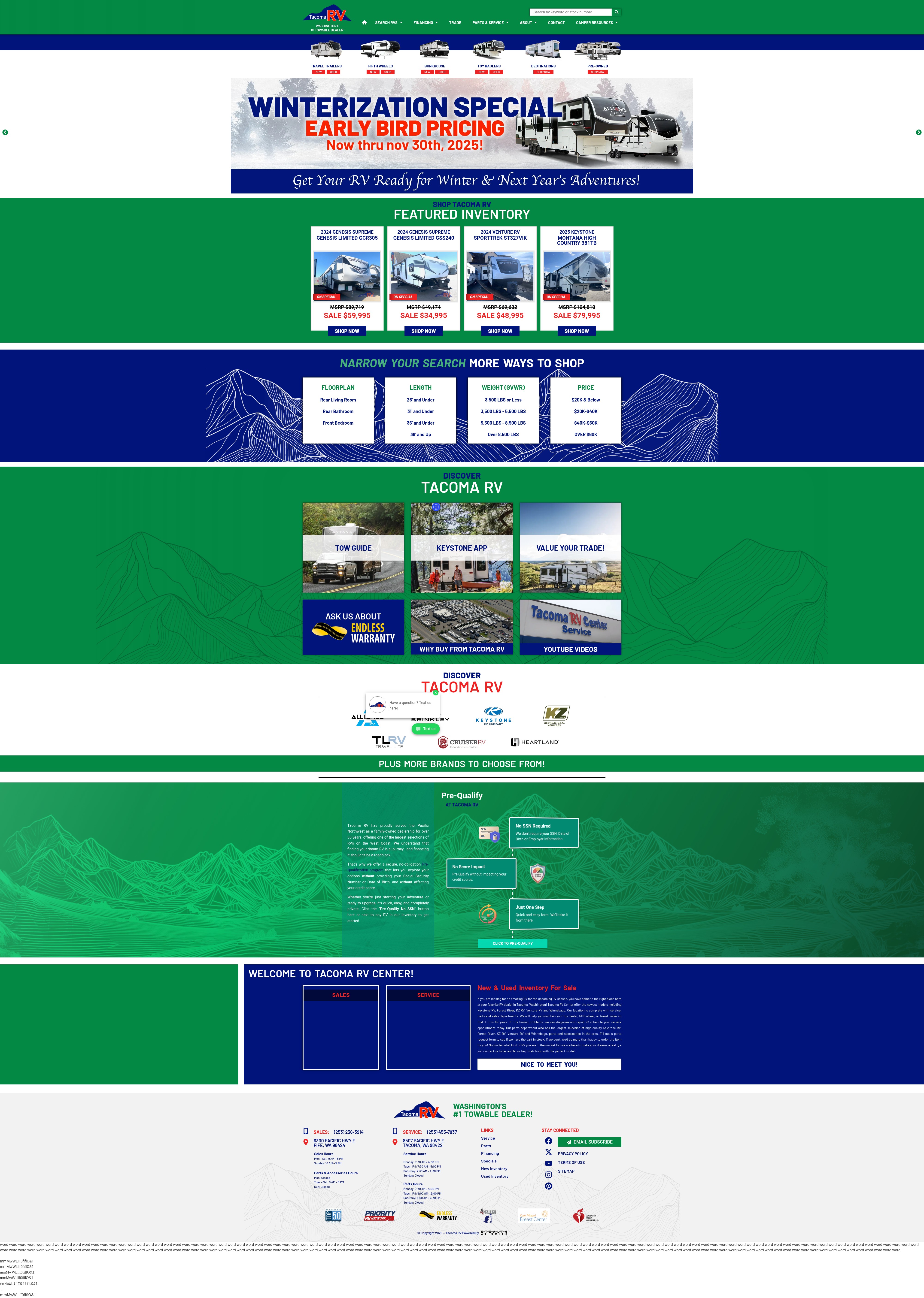 Screenshot of tacomarv.com