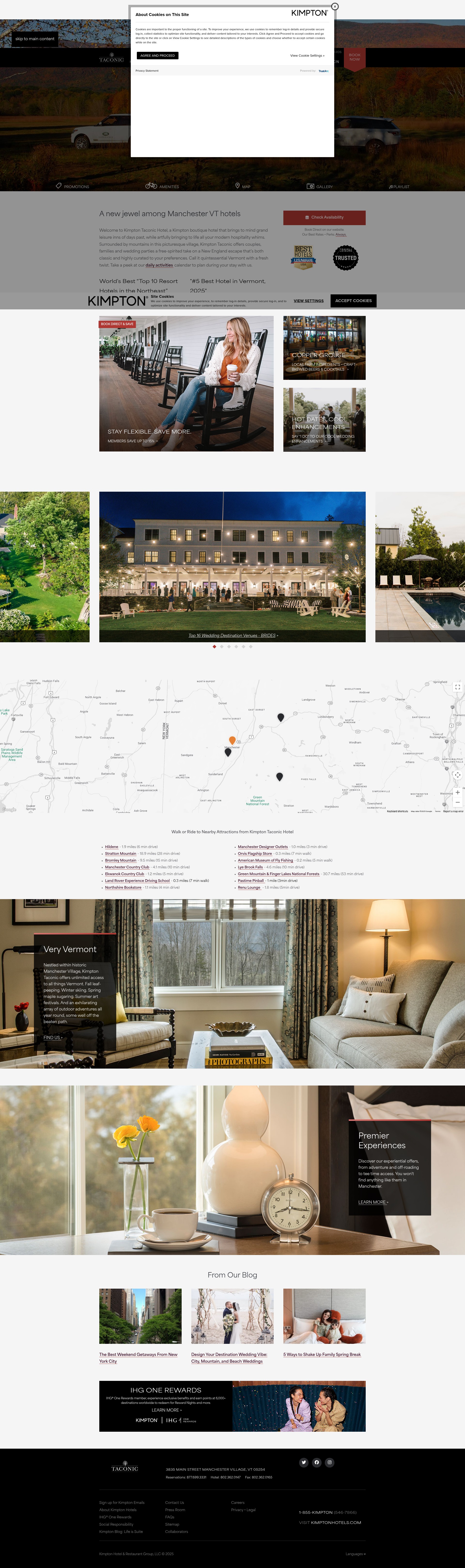 Screenshot of taconichotel.com