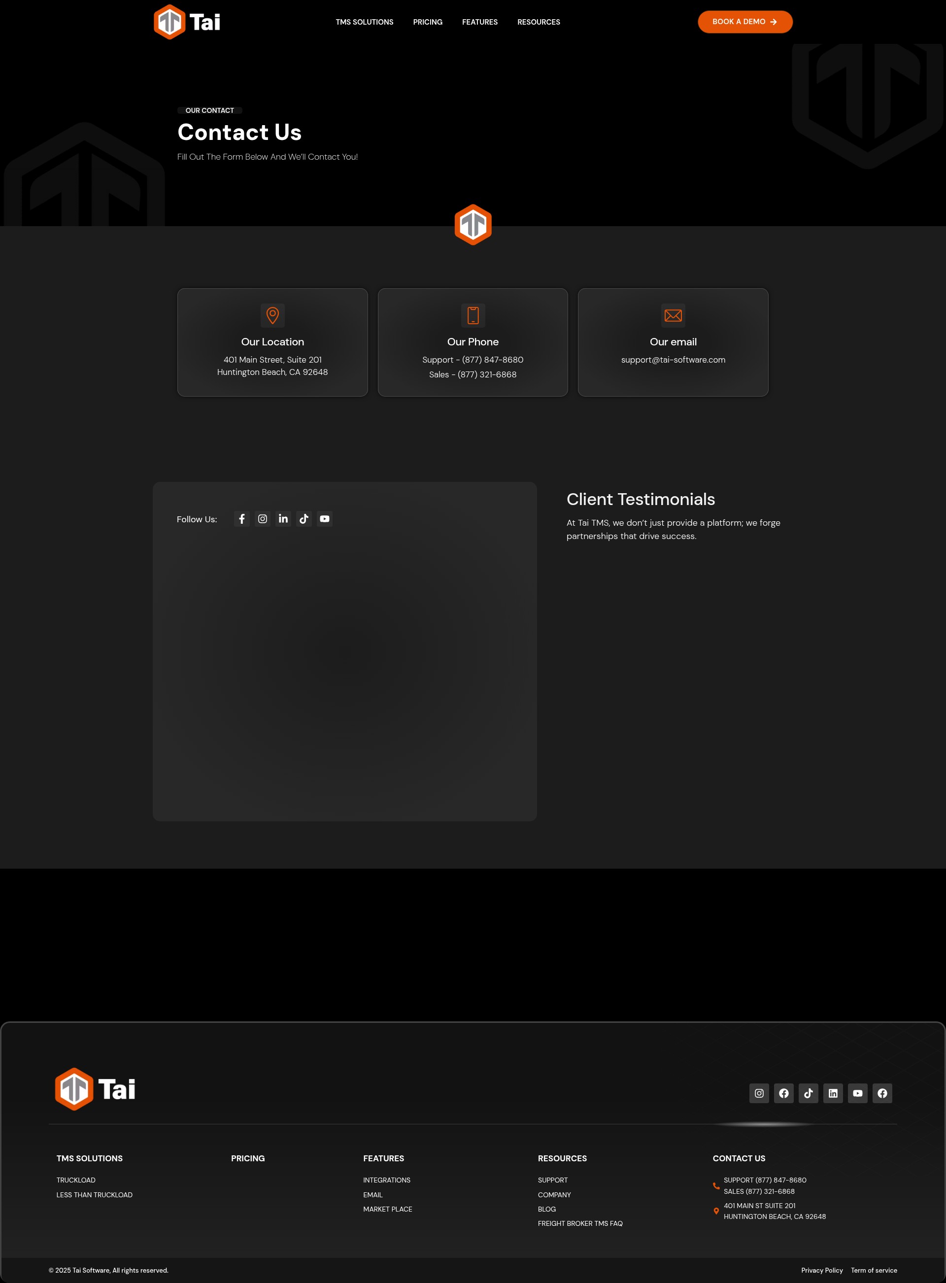 Screenshot of tai-software.com