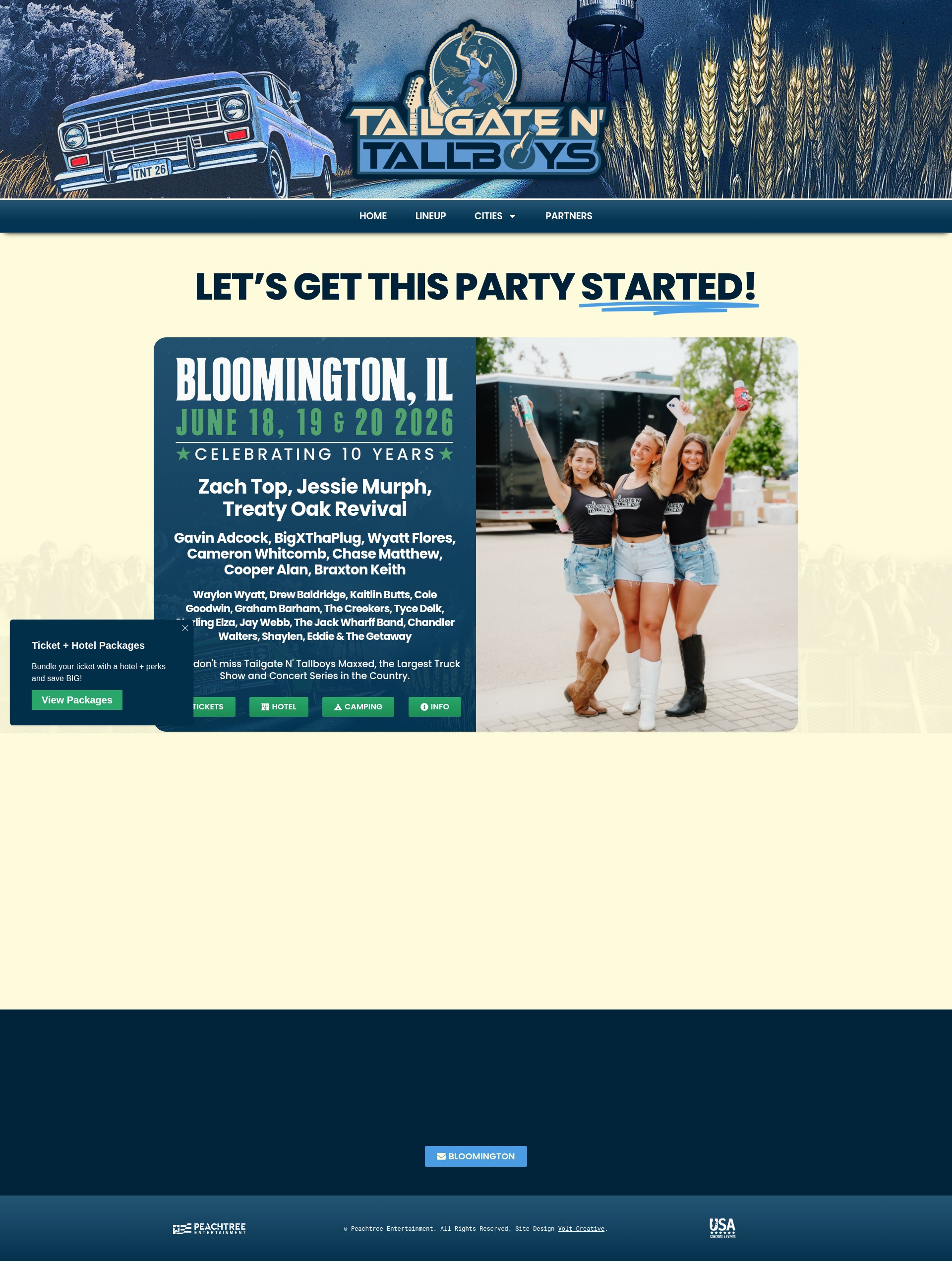 Screenshot of tailgatentallboys.com