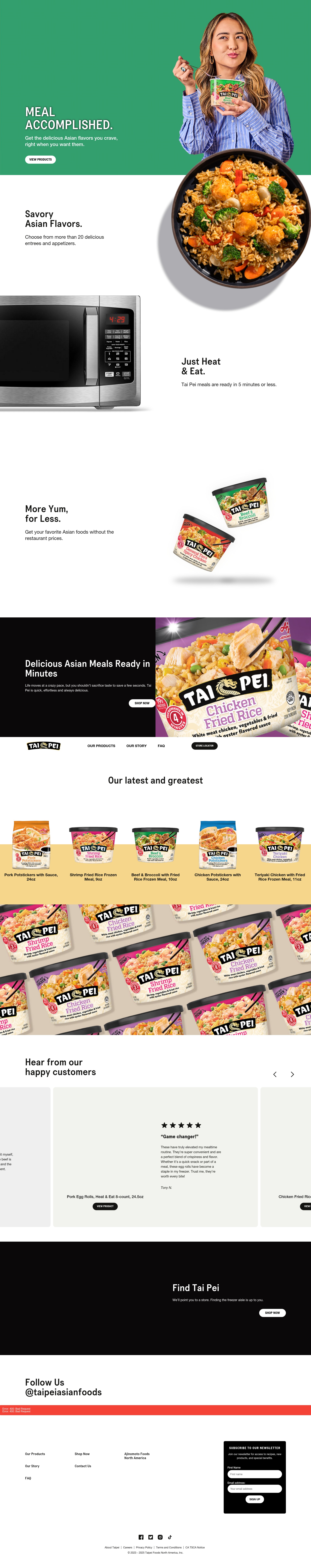 Screenshot of taipeifood.com