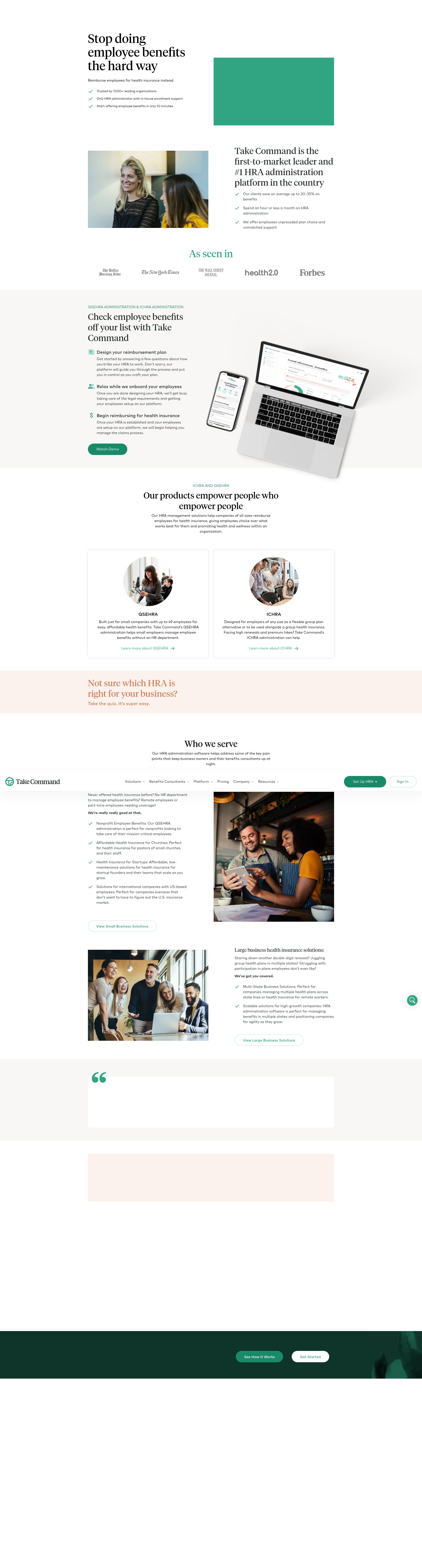Screenshot of takecommandhealth.com