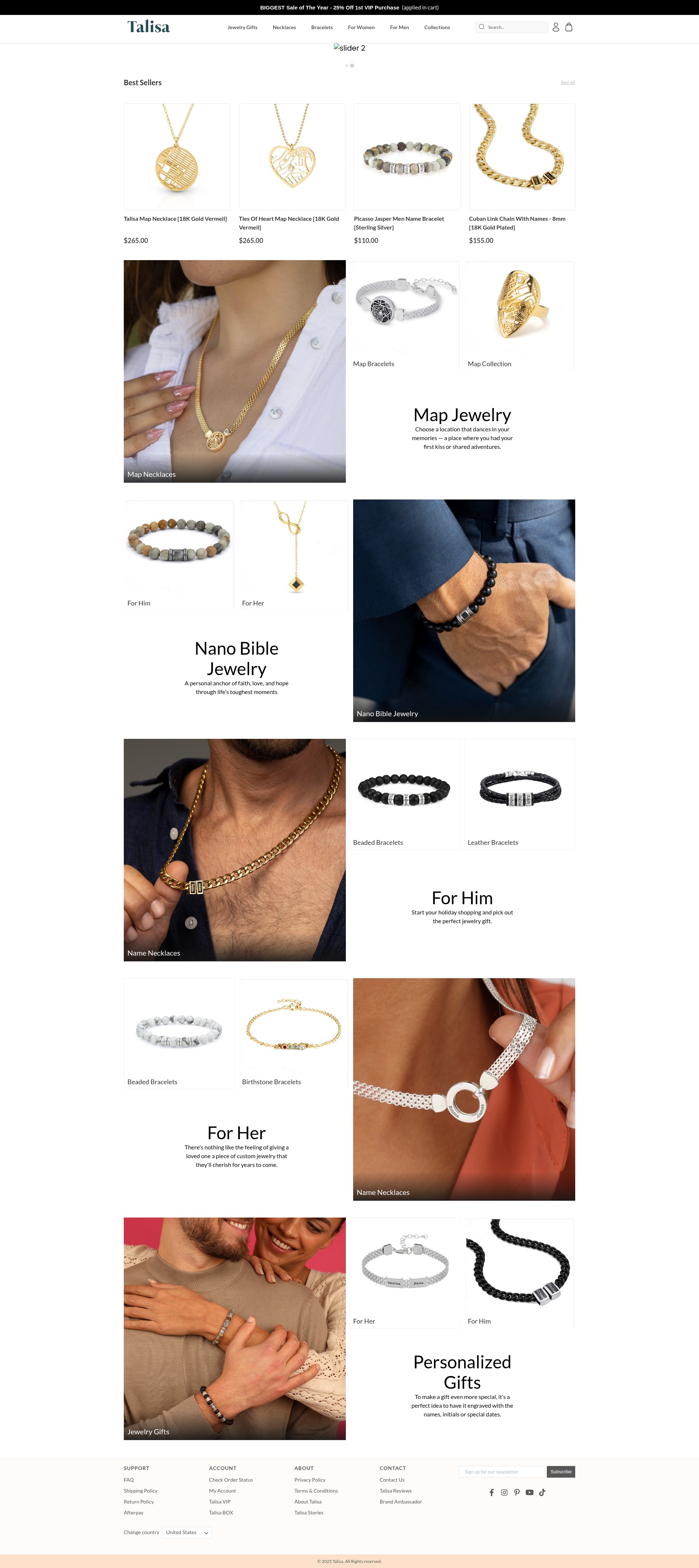 Screenshot of talisa.com