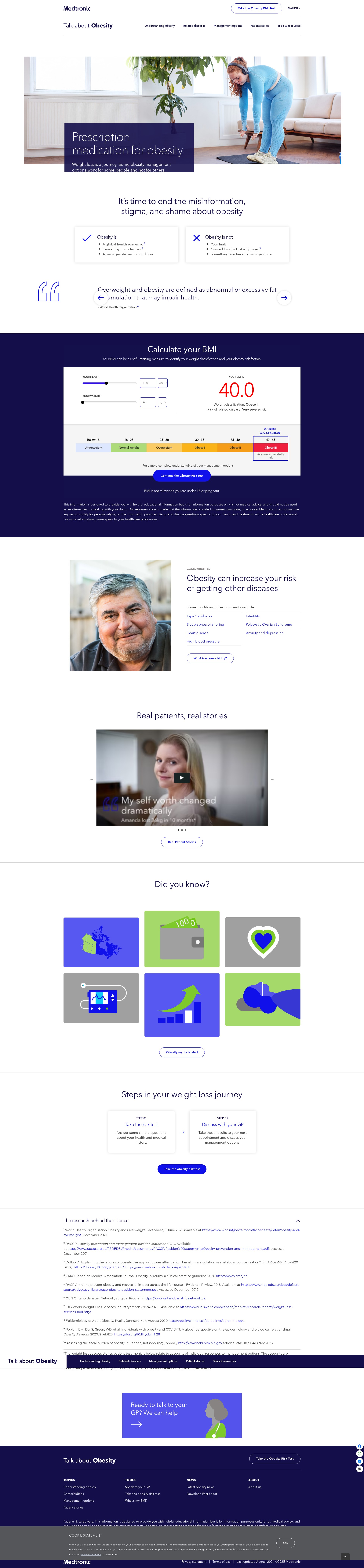 Screenshot of talkaboutobesity.ca