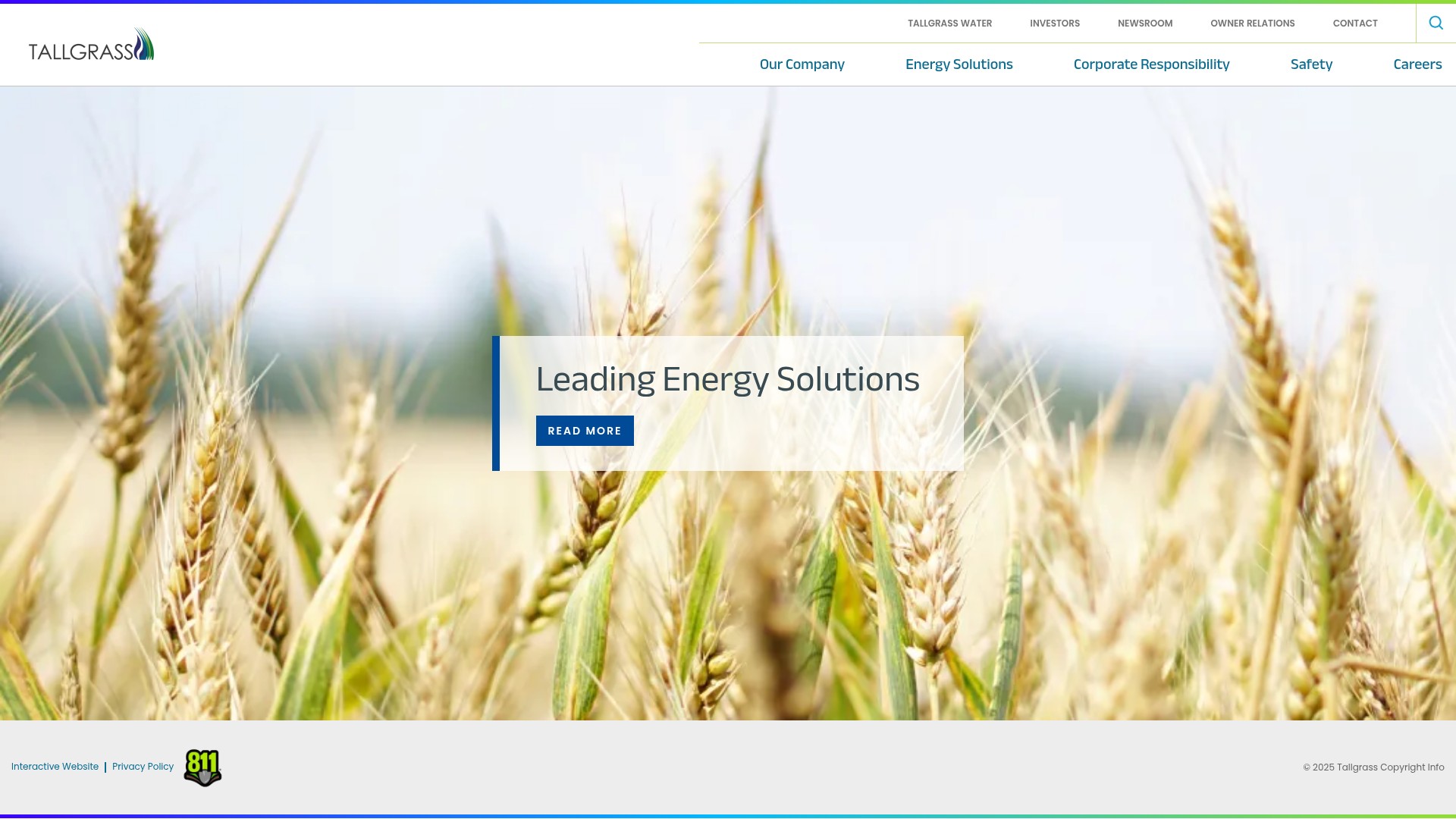 Screenshot of tallgrass.com