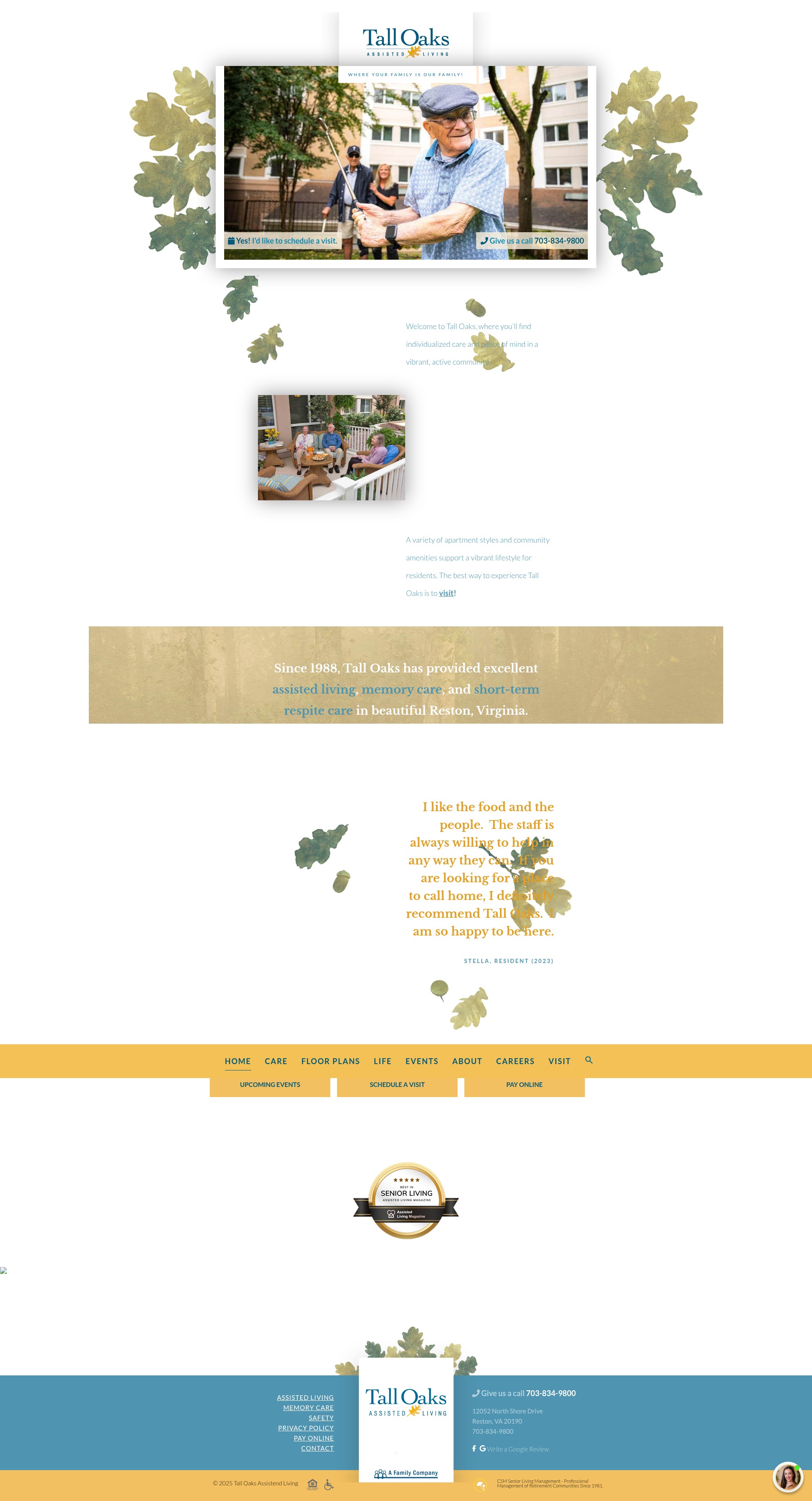 Screenshot of talloaksal.com