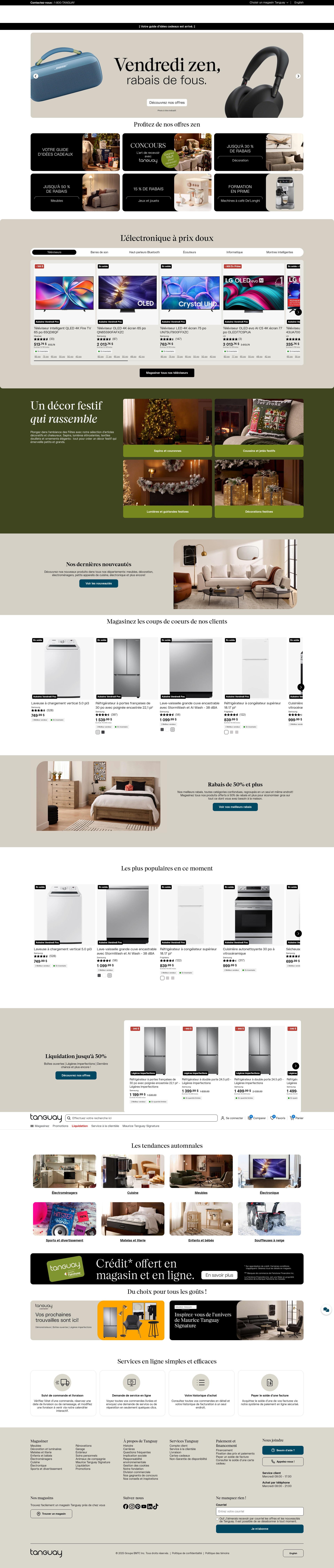 Screenshot of tanguay.ca
