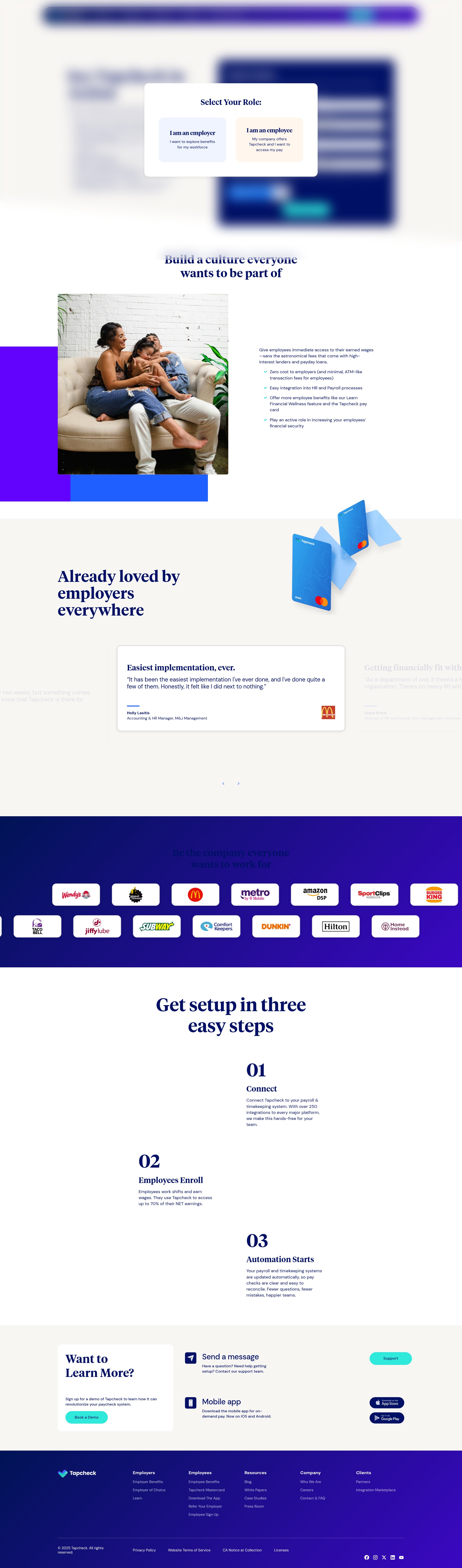 Screenshot of tapcheck.com