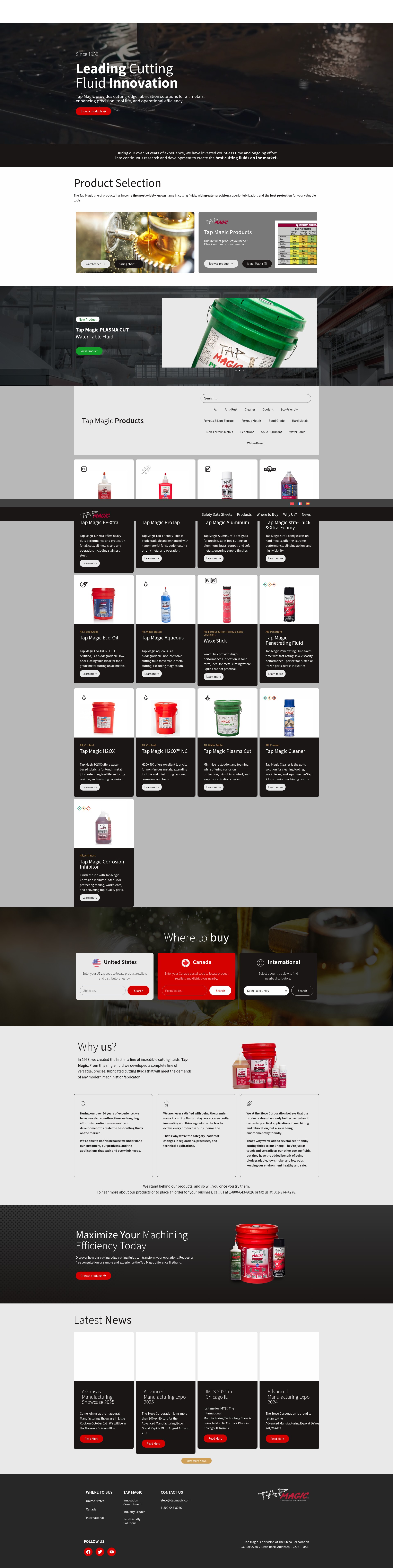 Screenshot of tapmagic.com