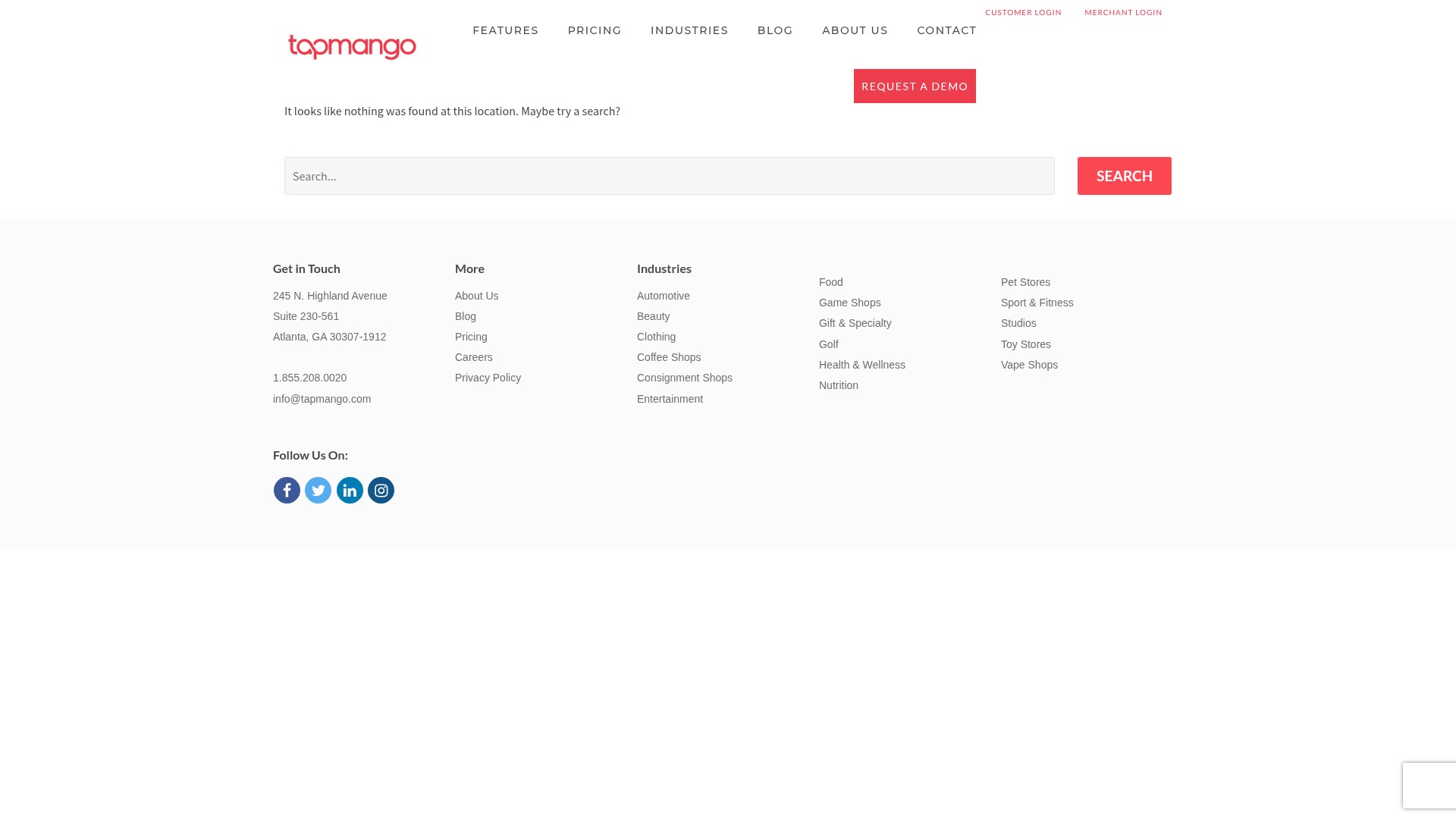 Screenshot of tapmango.com