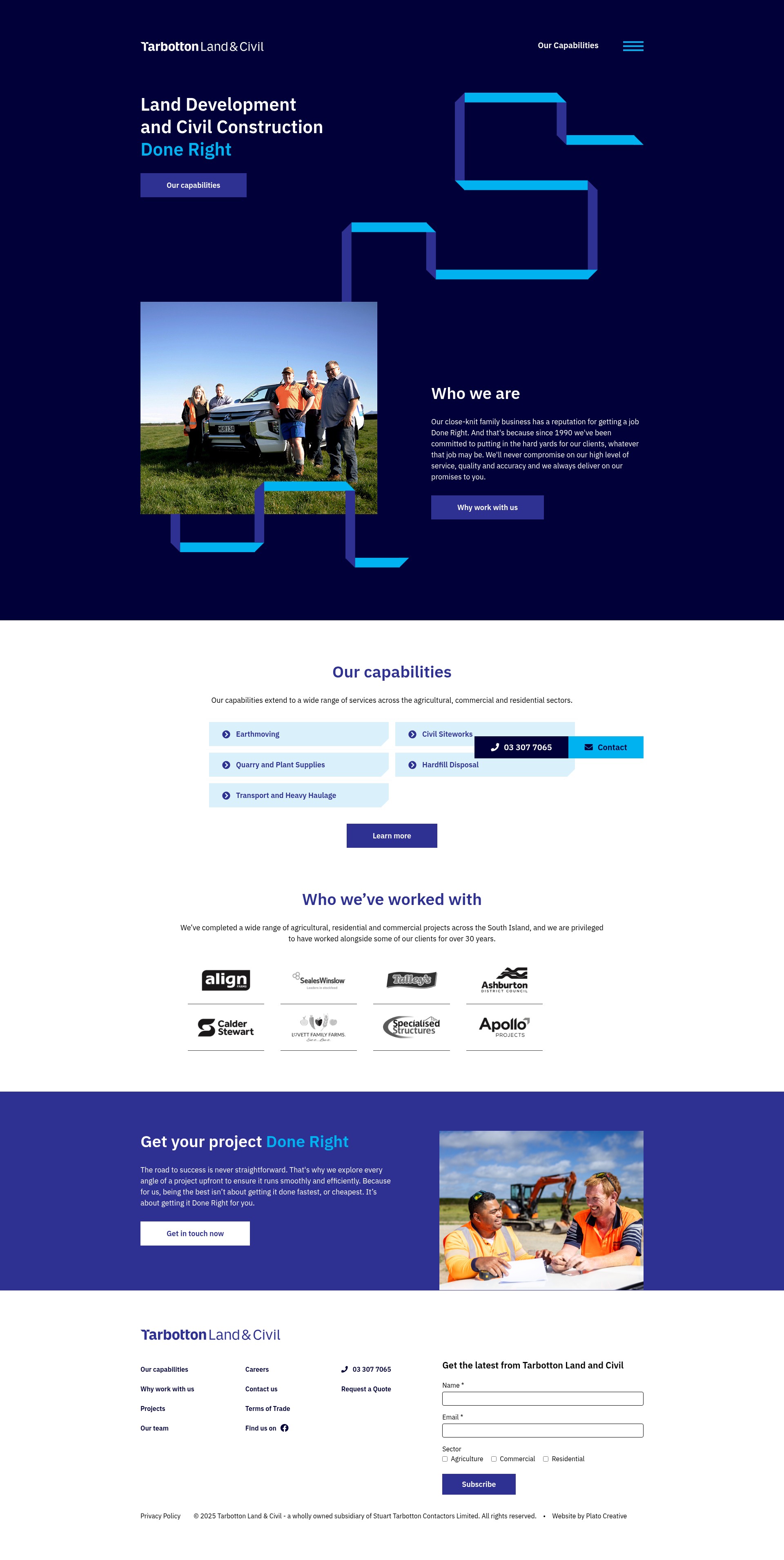 Screenshot of tarbotton.co.nz