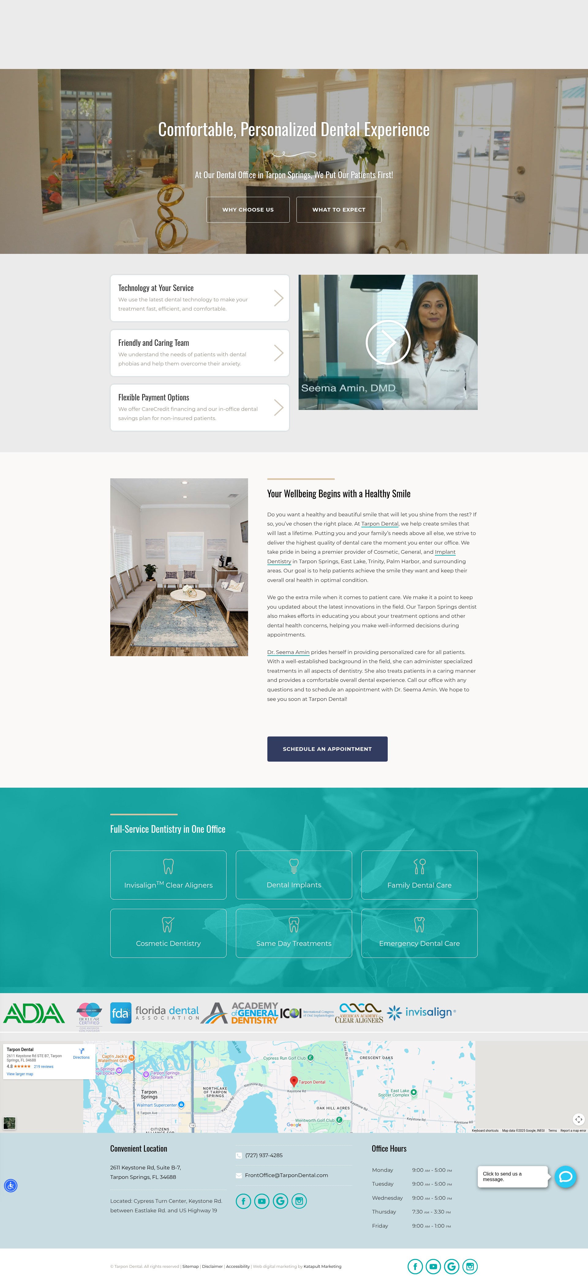 Screenshot of tarpondental.com