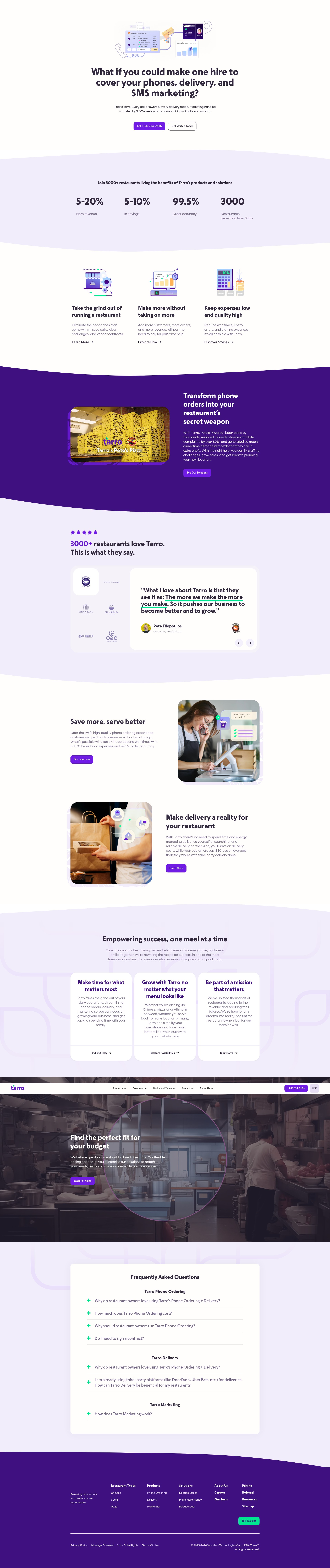Screenshot of tarro.com