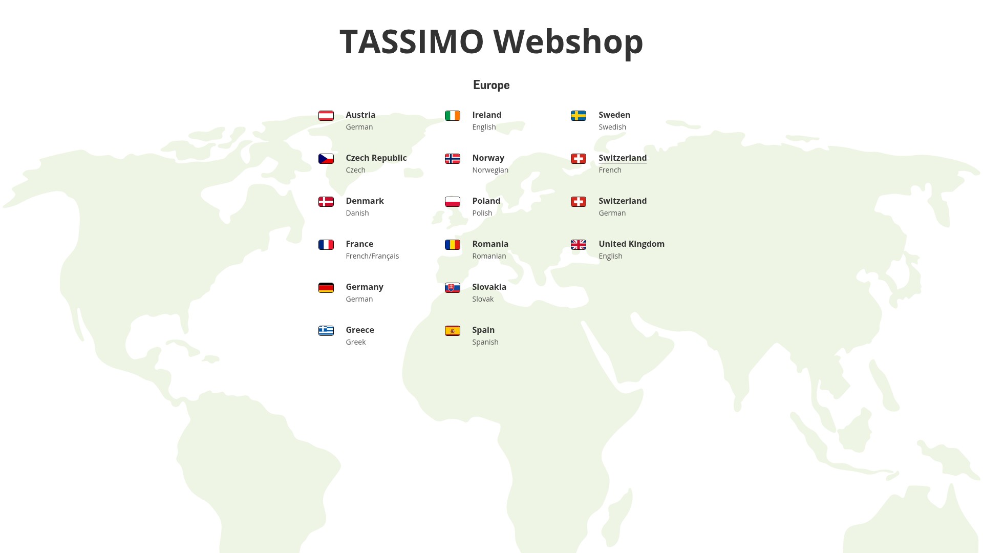 Screenshot of tassimo.com