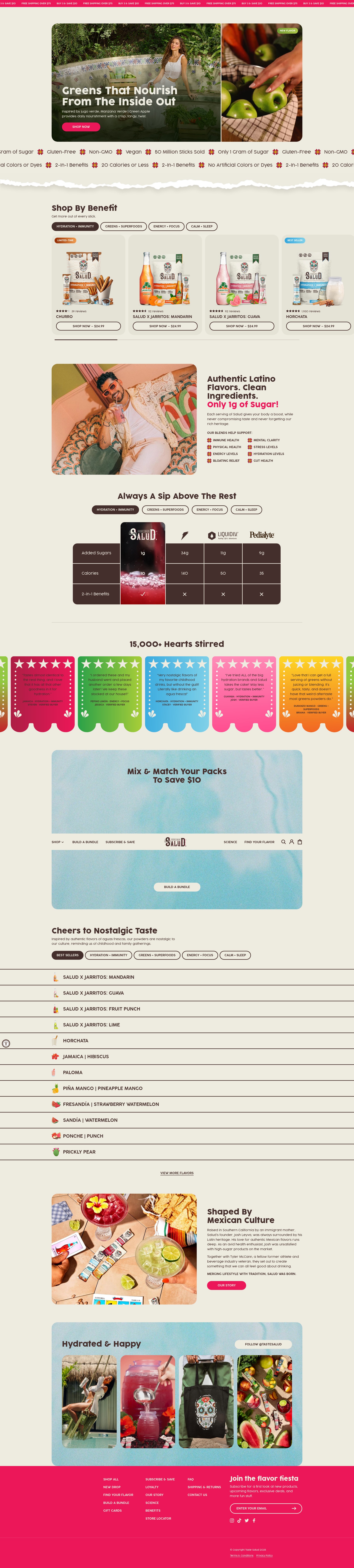 Screenshot of tastesalud.com